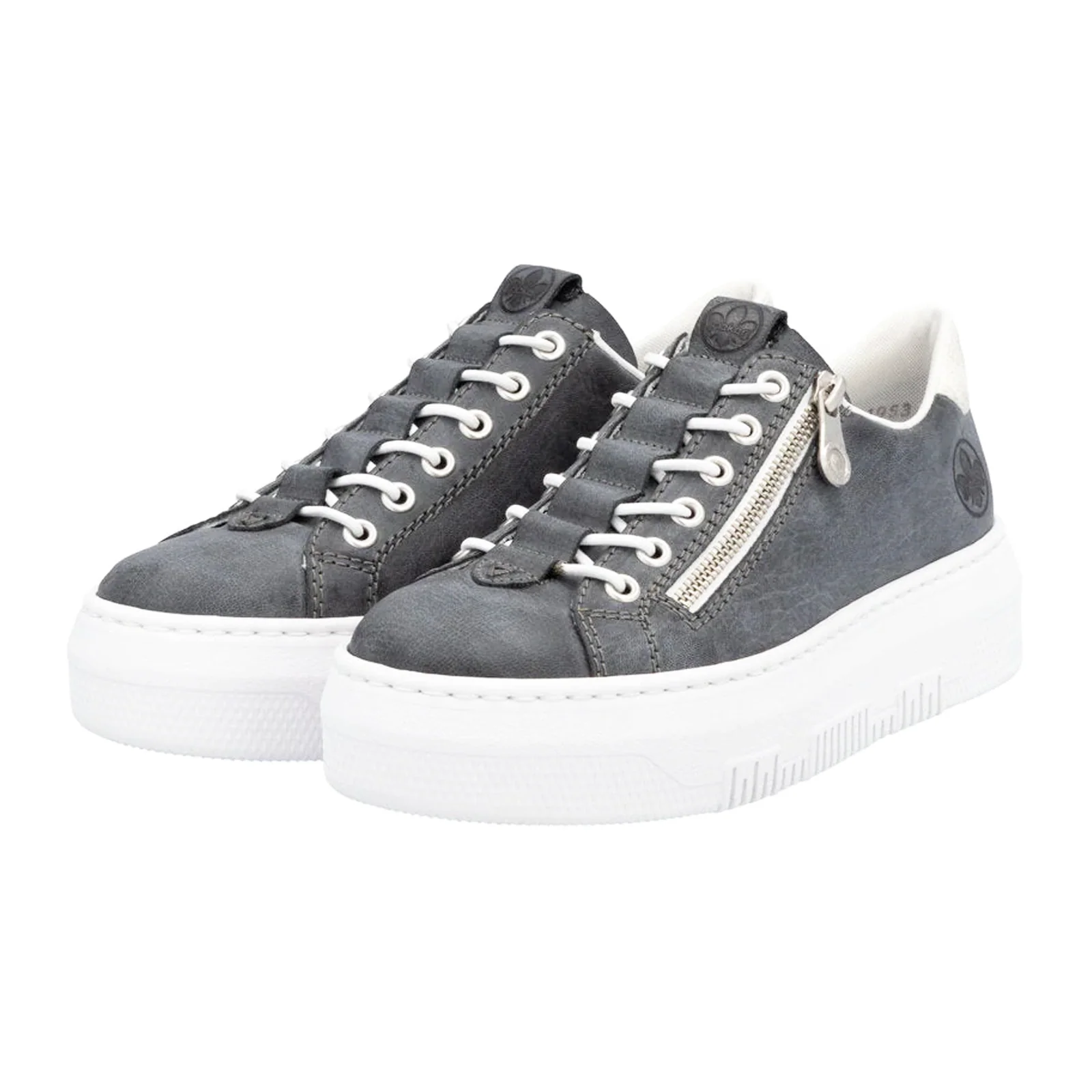 Rieker Enya 53 Sneaker (Women) - Atlantic/Beige Gold - Image 3