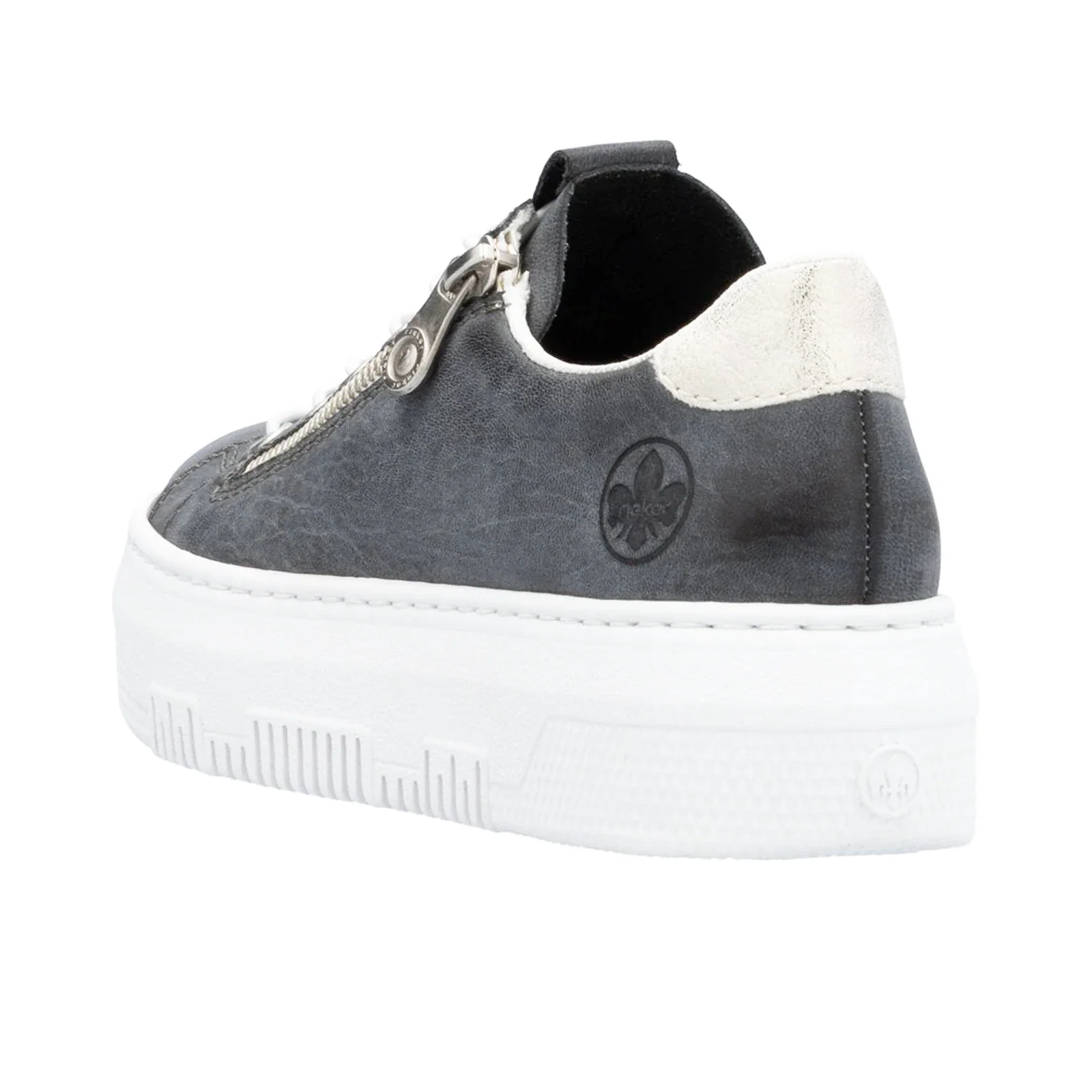 Rieker Enya 53 Sneaker (Women) - Atlantic/Beige Gold - Image 4