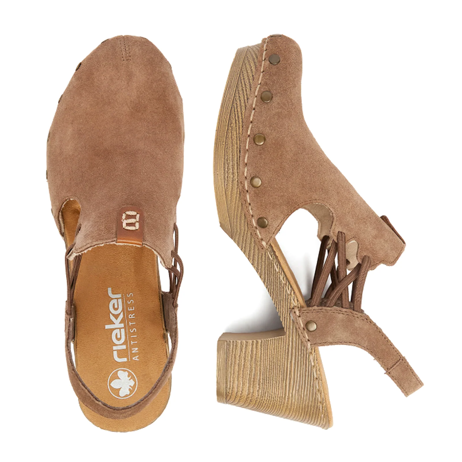 Rieker Gela 75 Heel (Women) - Wood/Amaretto - Image 5