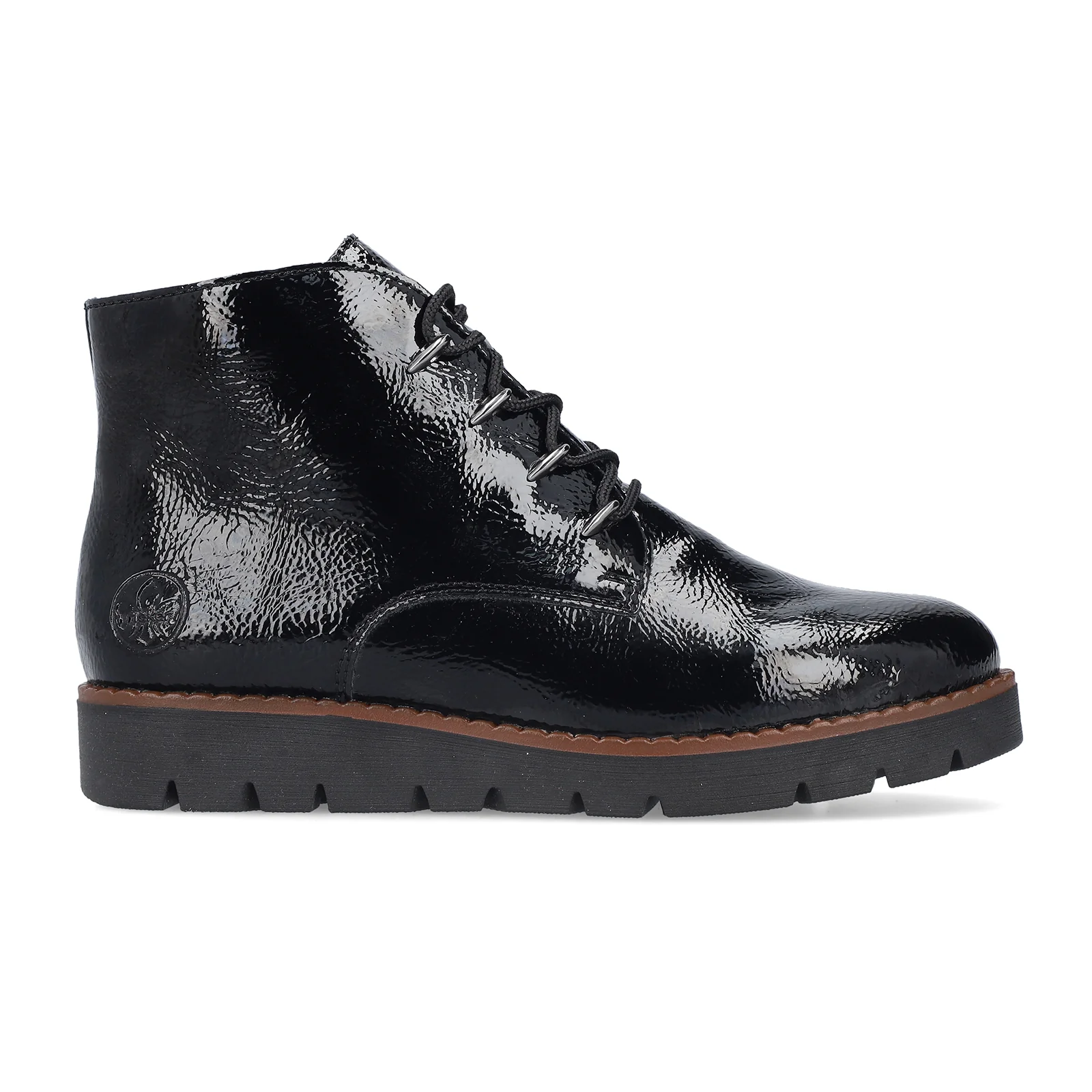 Rieker Gitta 02 Lace Up Boot (Women) - Black/Largo