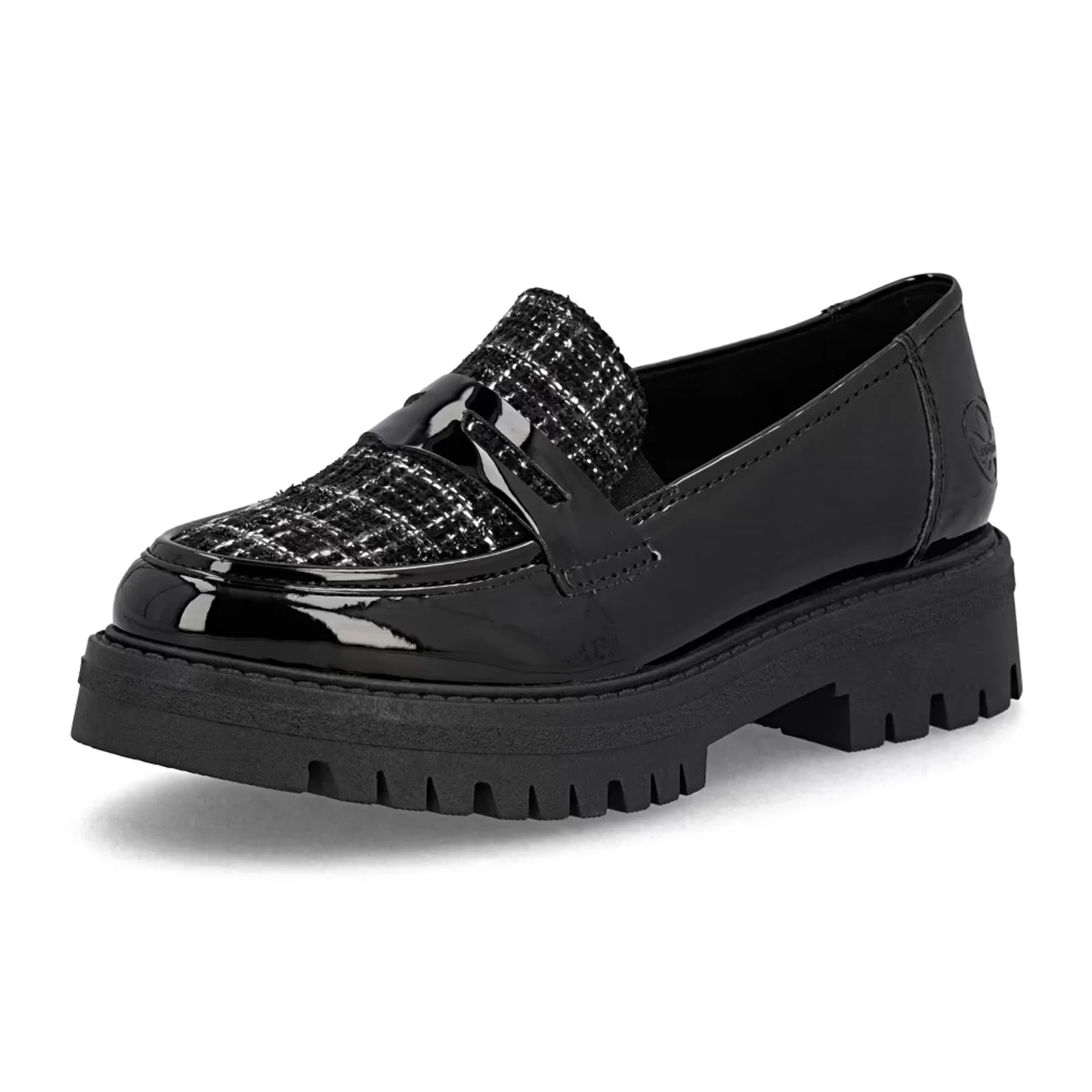 Rieker Gitta 50 Loafer (Women) - Schwarz/Schwarz Weiss - Image 3