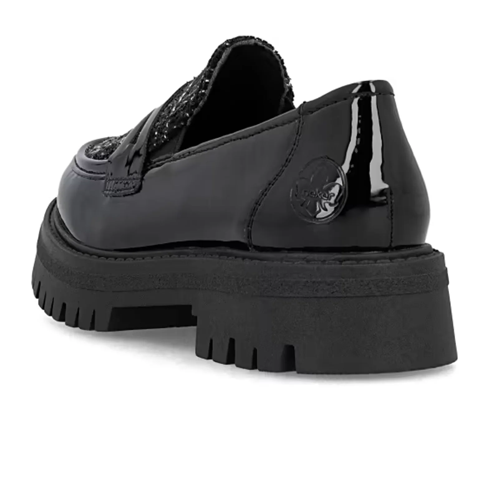 Rieker Gitta 50 Loafer (Women) - Schwarz/Schwarz Weiss - Image 5