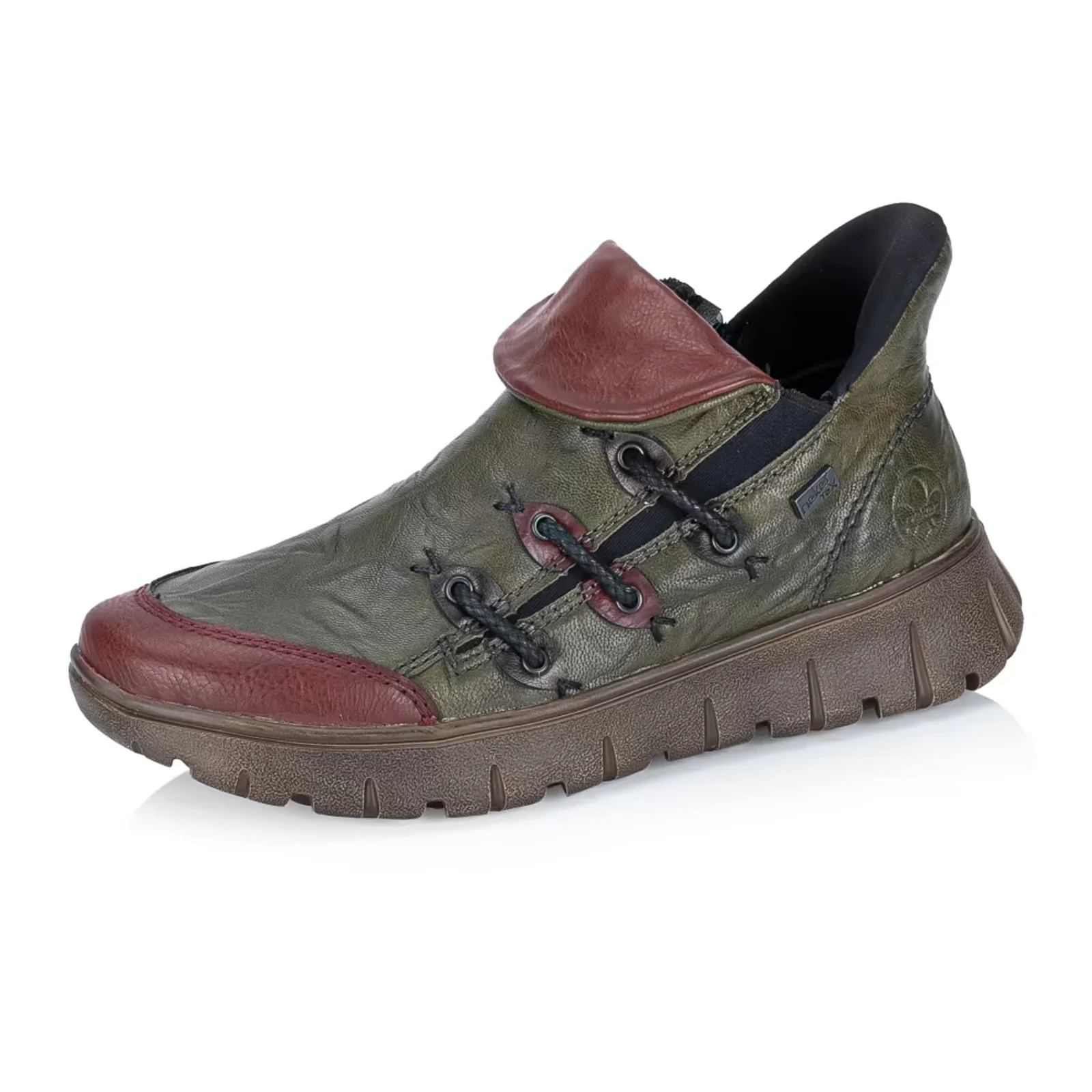 Rieker Heike 53 Ankle Boot (Women) - Wine/Efeu/Antik - Image 3