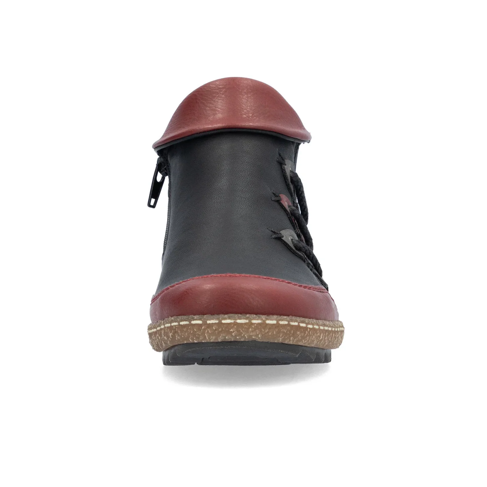 Rieker Liv 82 Boot (Women) - Wine/Schwarz/Smoke - Image 4