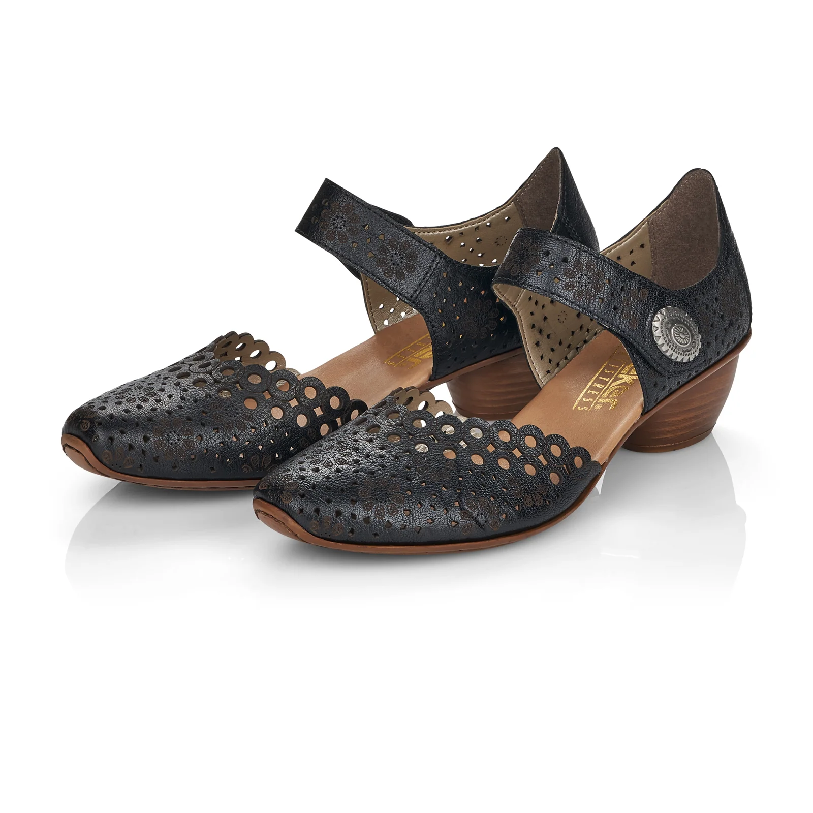 Rieker Mirjam 53 Heeled Sandal (Women) - Black - Image 4