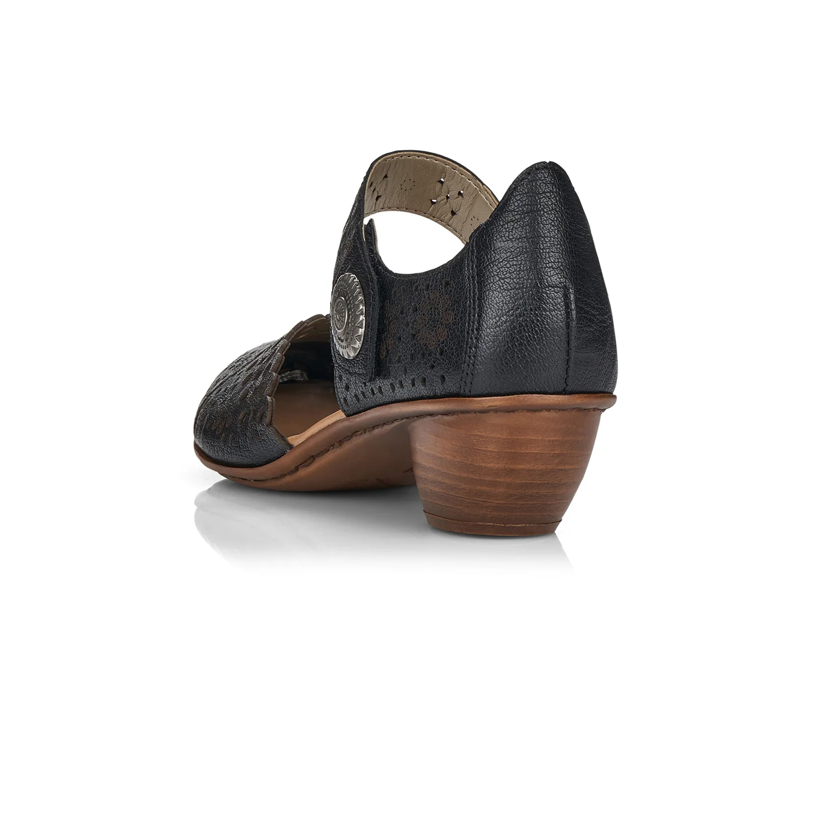 Rieker Mirjam 53 Heeled Sandal (Women) - Black - Image 5