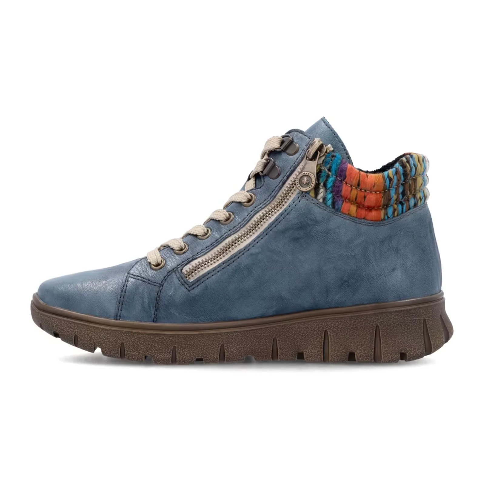 Rieker N1305 Heike Sneaker Boot (Women) - Baltik/Orange Multi - Image 2