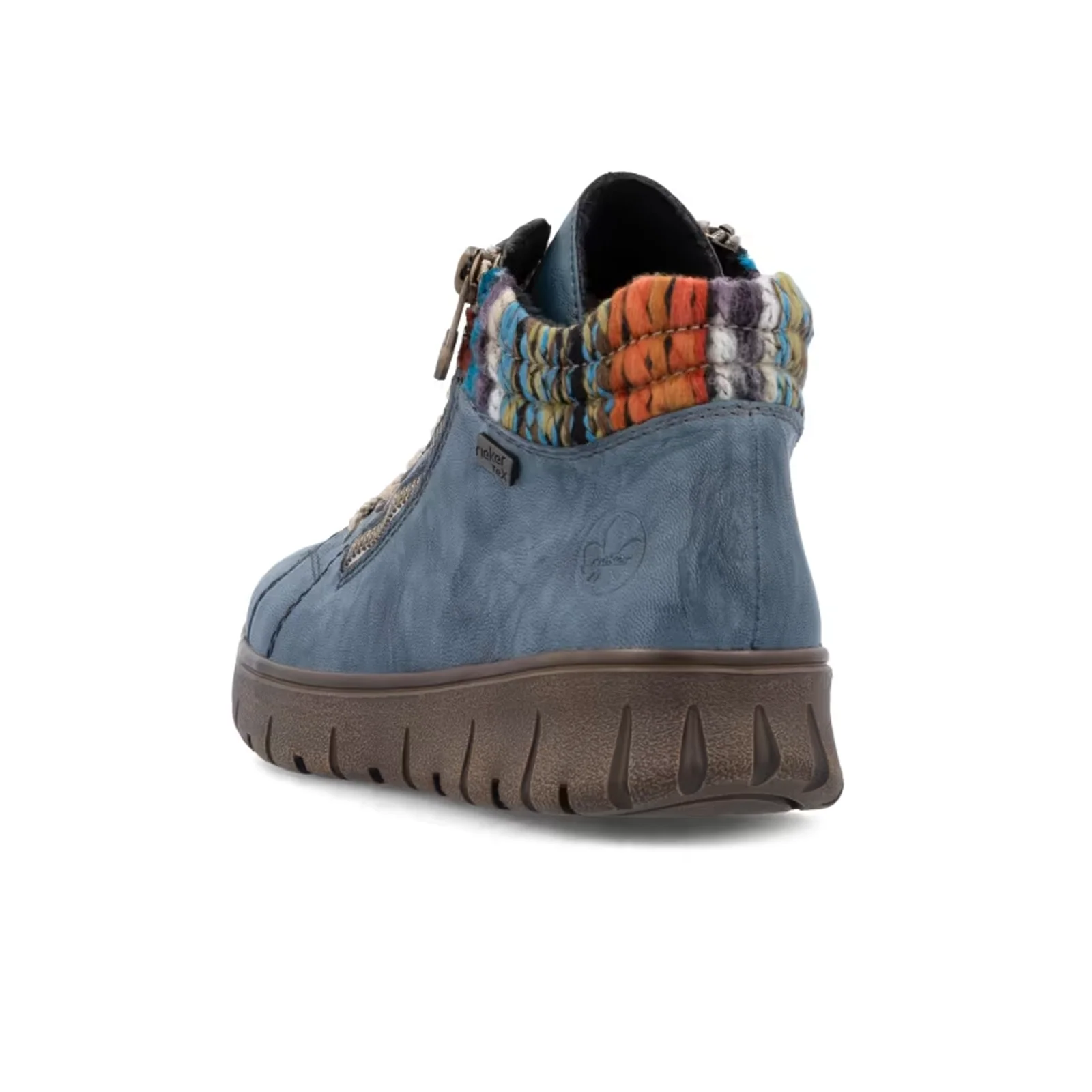 Rieker N1305 Heike Sneaker Boot (Women) - Baltik/Orange Multi - Image 6