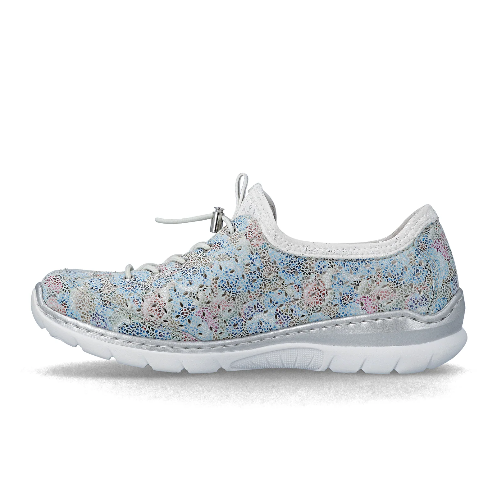 Rieker Nikita 52 Sneaker (Women) - Ice-Multi/Weiss-Silber - Image 2
