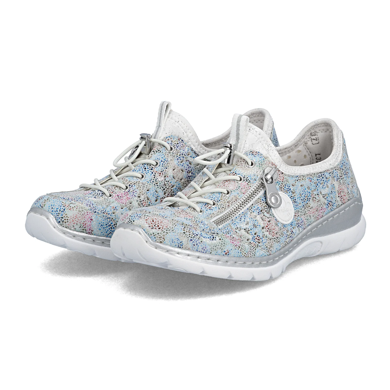 Rieker Nikita 52 Sneaker (Women) - Ice-Multi/Weiss-Silber - Image 5