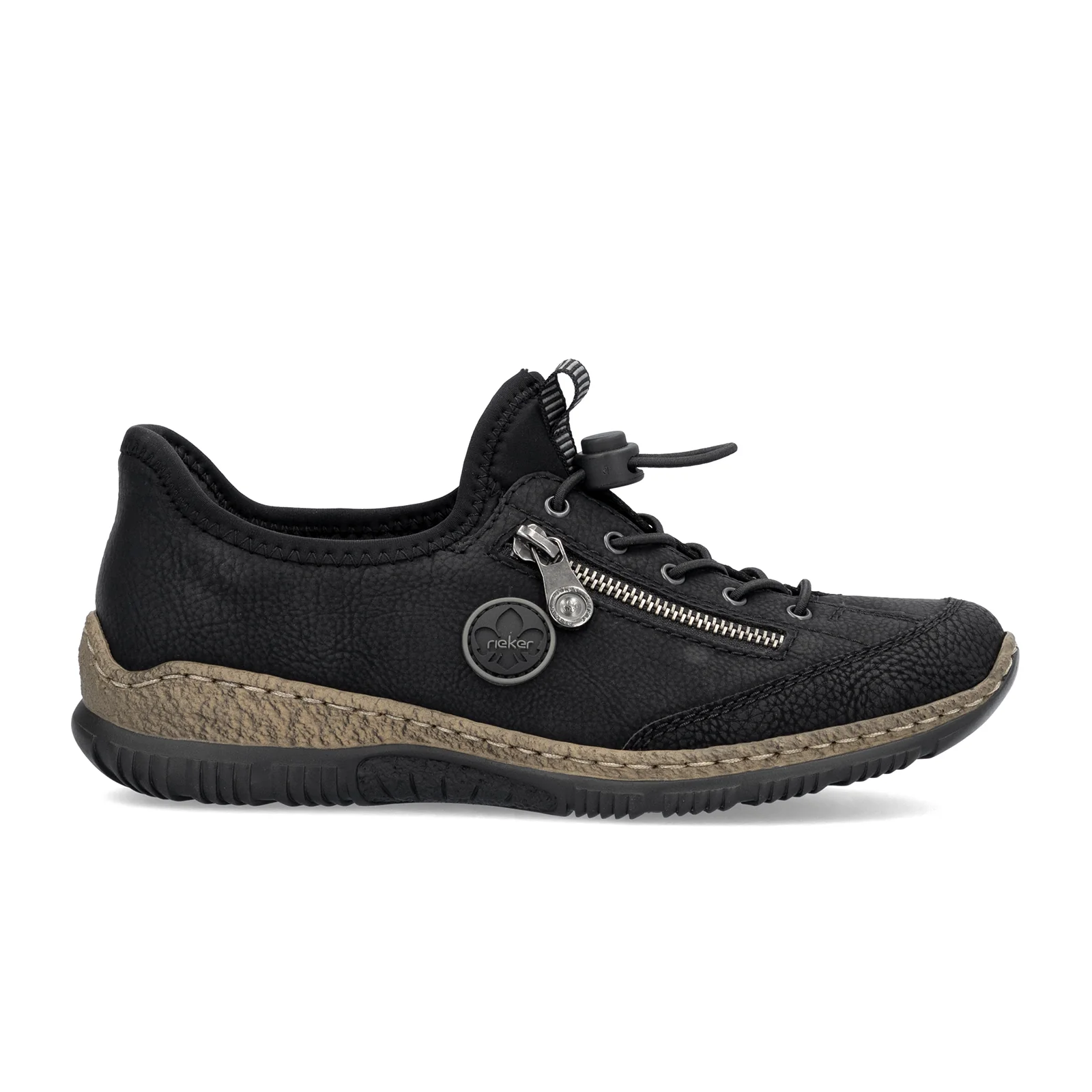 Rieker Nikita 67 Sneaker (Women) - Black/Black