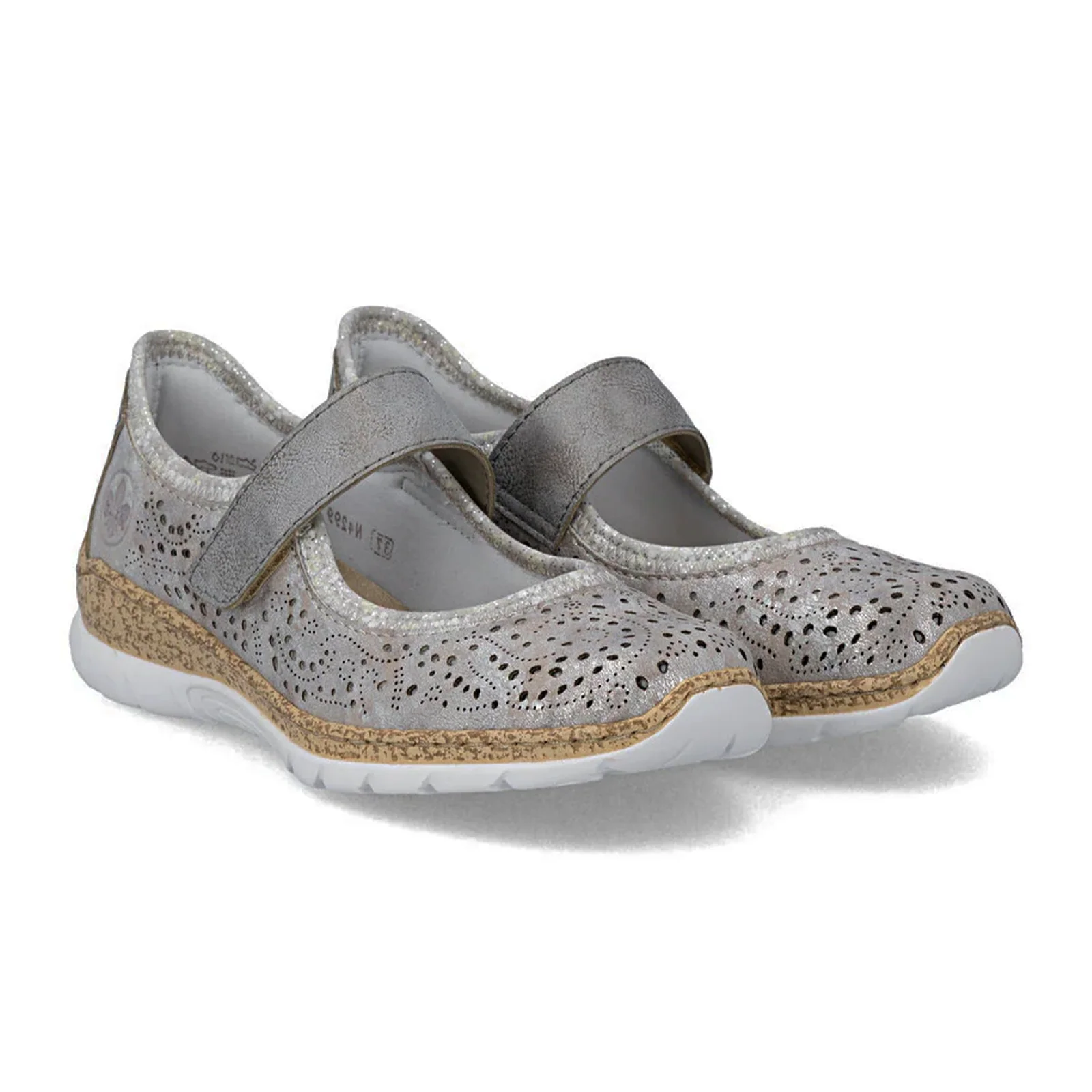 Rieker Nikita 99 Sneaker (Women) - Grey Metallic - Image 3