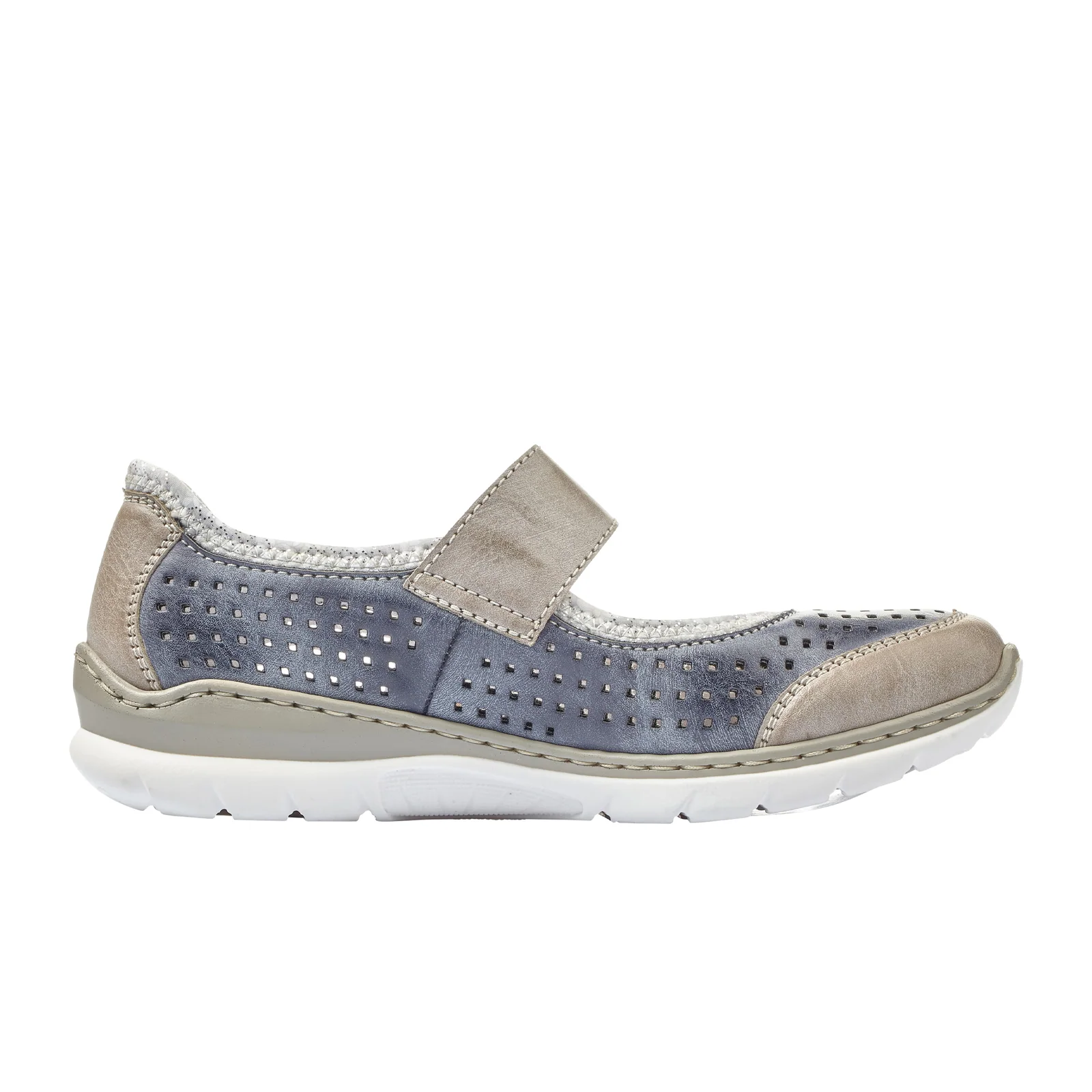 Rieker Nikita B5 Mary Jane (Women) - Steel/Ozean