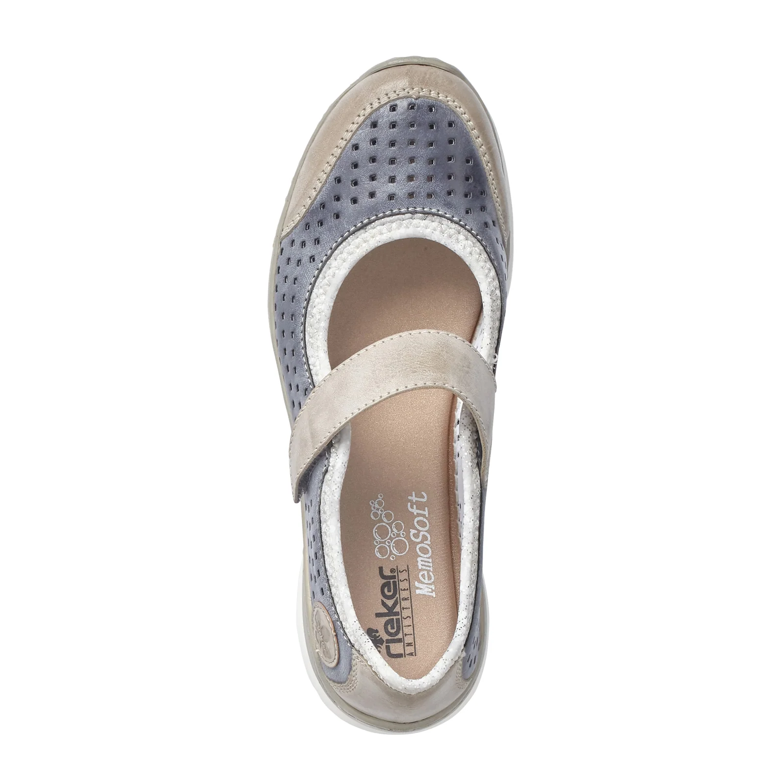 Rieker Nikita B5 Mary Jane (Women) - Steel/Ozean - Image 5