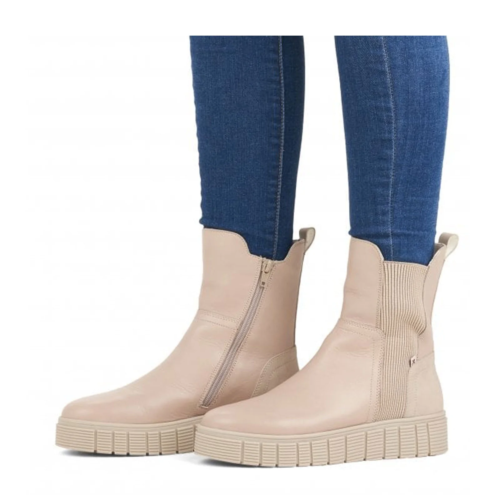 Rieker R-Evolution 62 Ankle Boot (Women) - Beige - Image 5