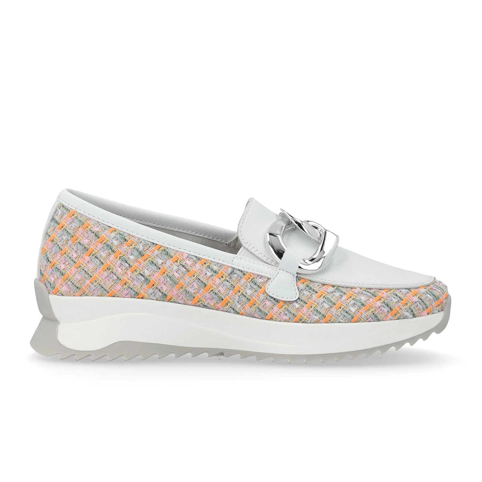 Rieker R-Evolution Dhara 03 Loafer (Women) - White/Multi