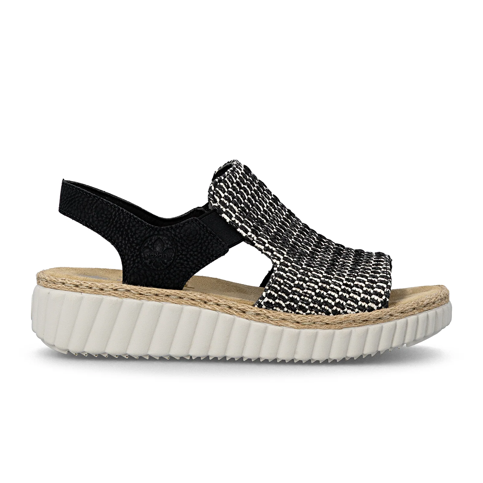 Rieker Rachel 76 Backstrap Sandal (Women) - Black Multi