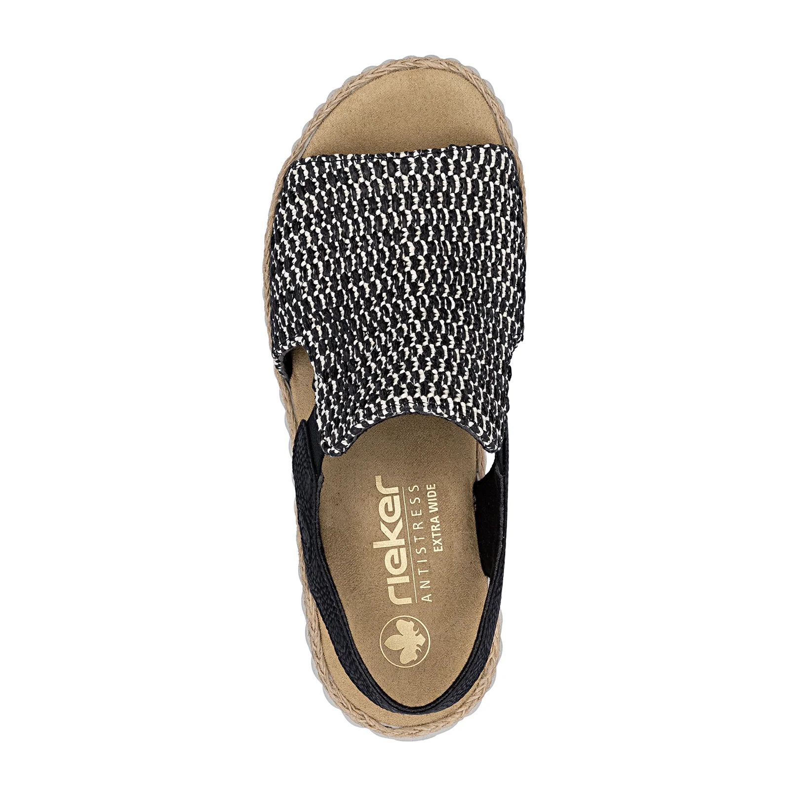 Rieker Rachel 76 Backstrap Sandal (Women) - Black Multi - Image 8