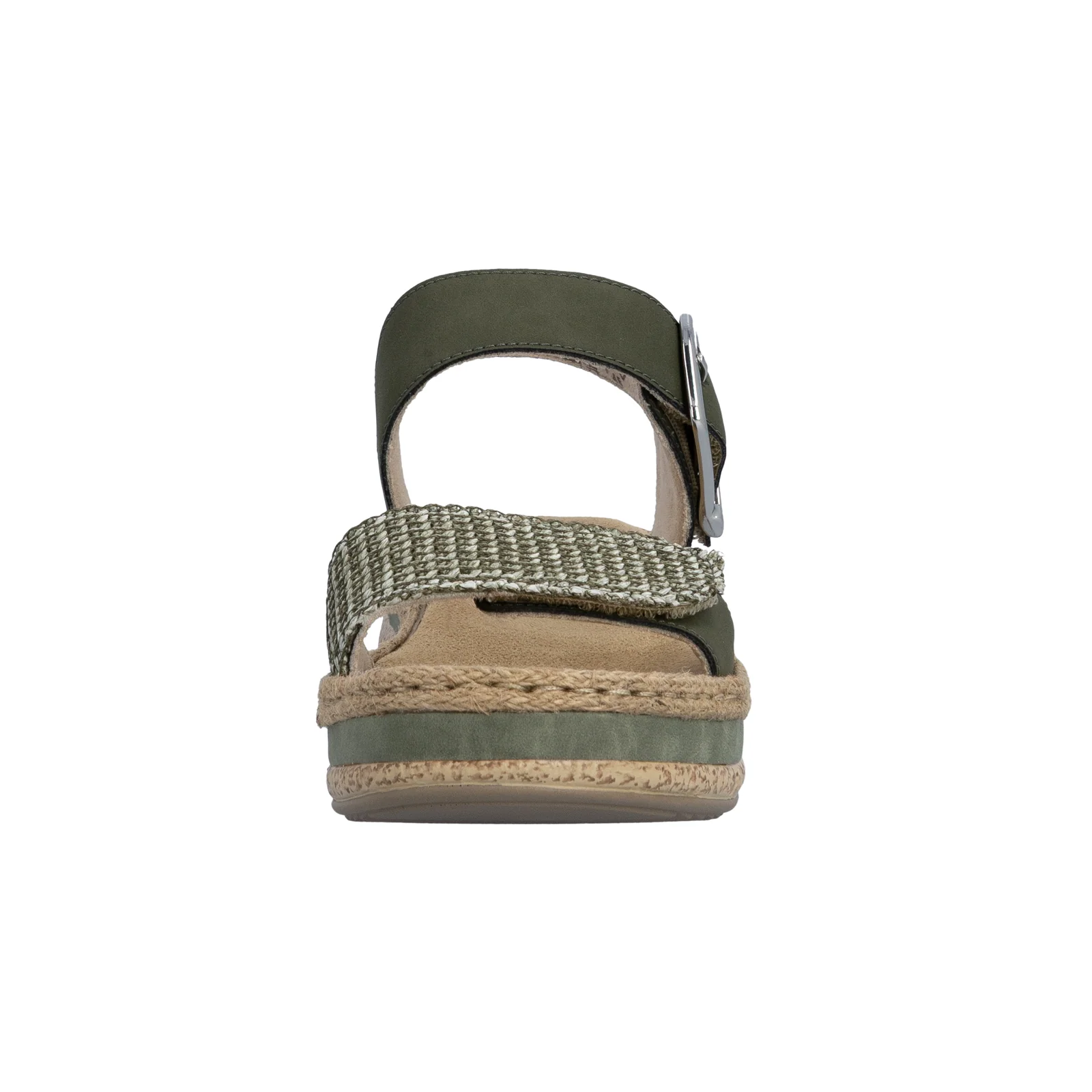 Rieker Regina 51 Wedge Sandal (Women) - Schilf/Moor - Image 5
