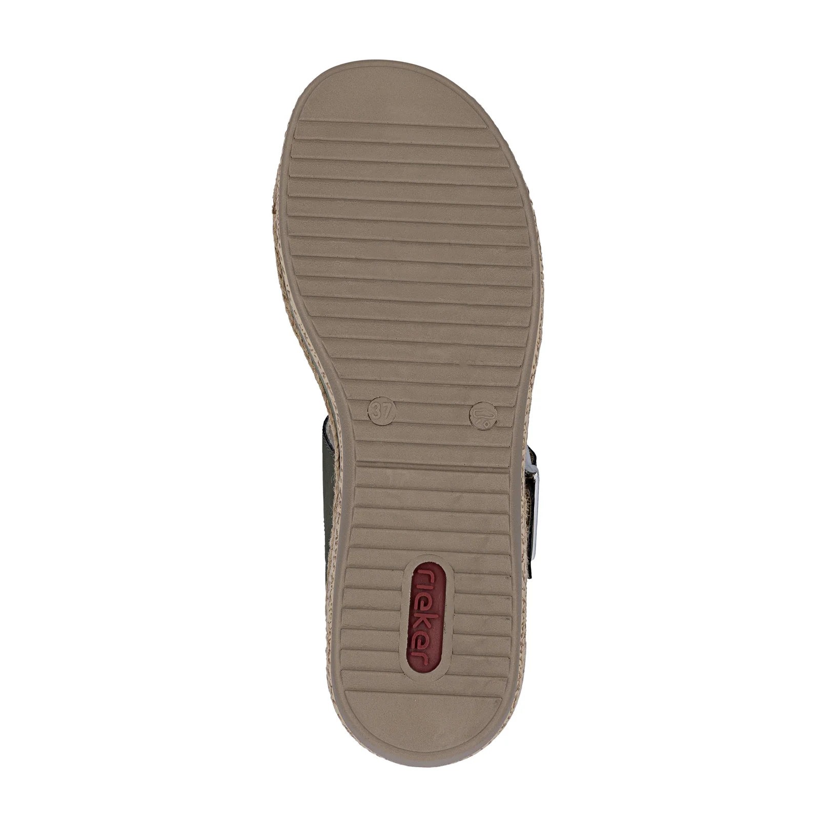 Rieker Regina 51 Wedge Sandal (Women) - Schilf/Moor - Image 7