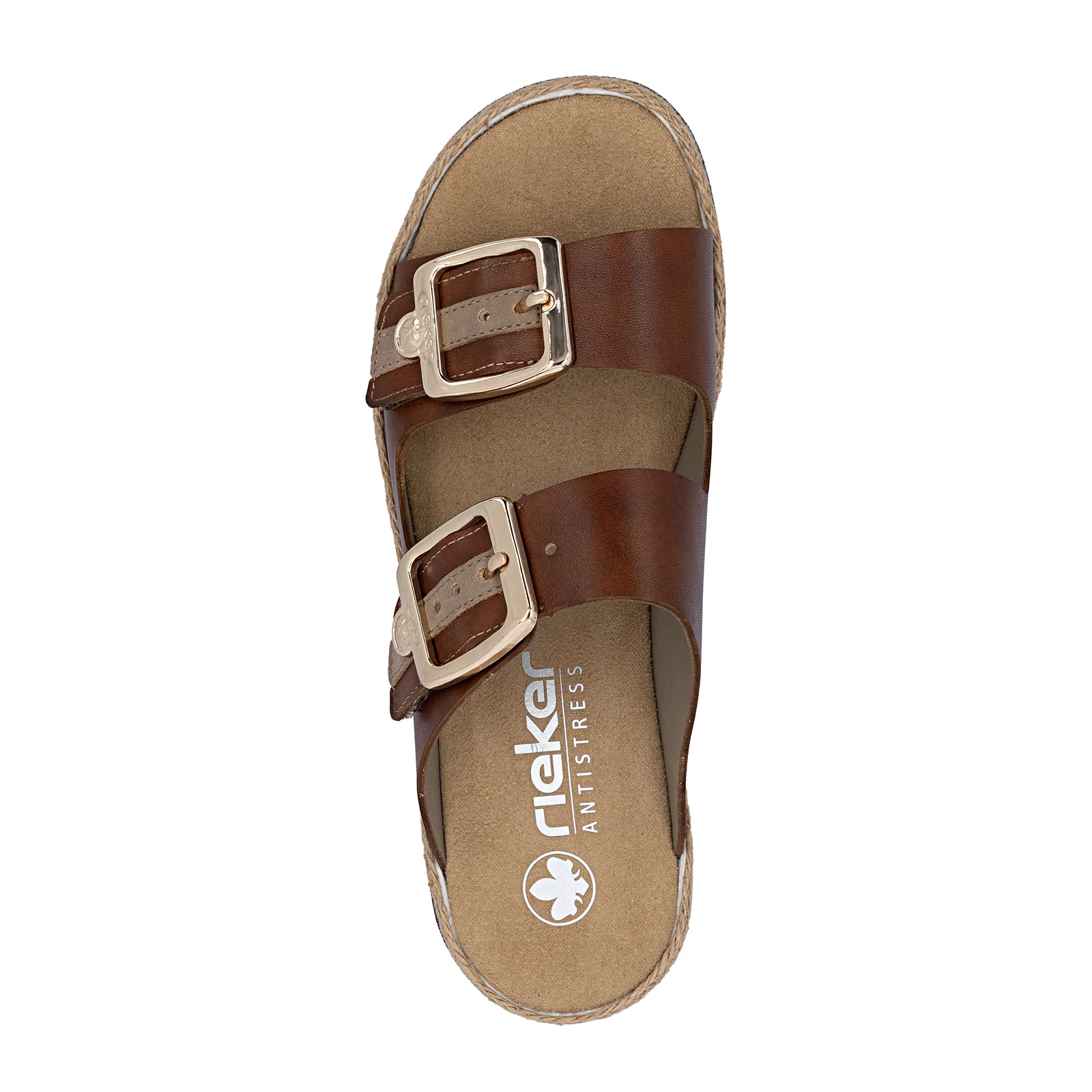 Rieker Regina 55 Slide Sandal (Women) - Brown - Image 7