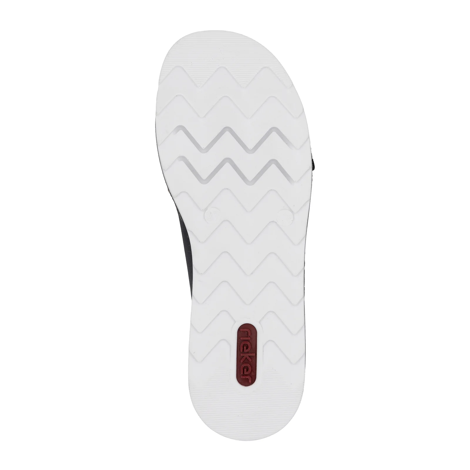 Rieker Regina 55 Slide Sandal (Women) - Schwarz/Nude - Image 6
