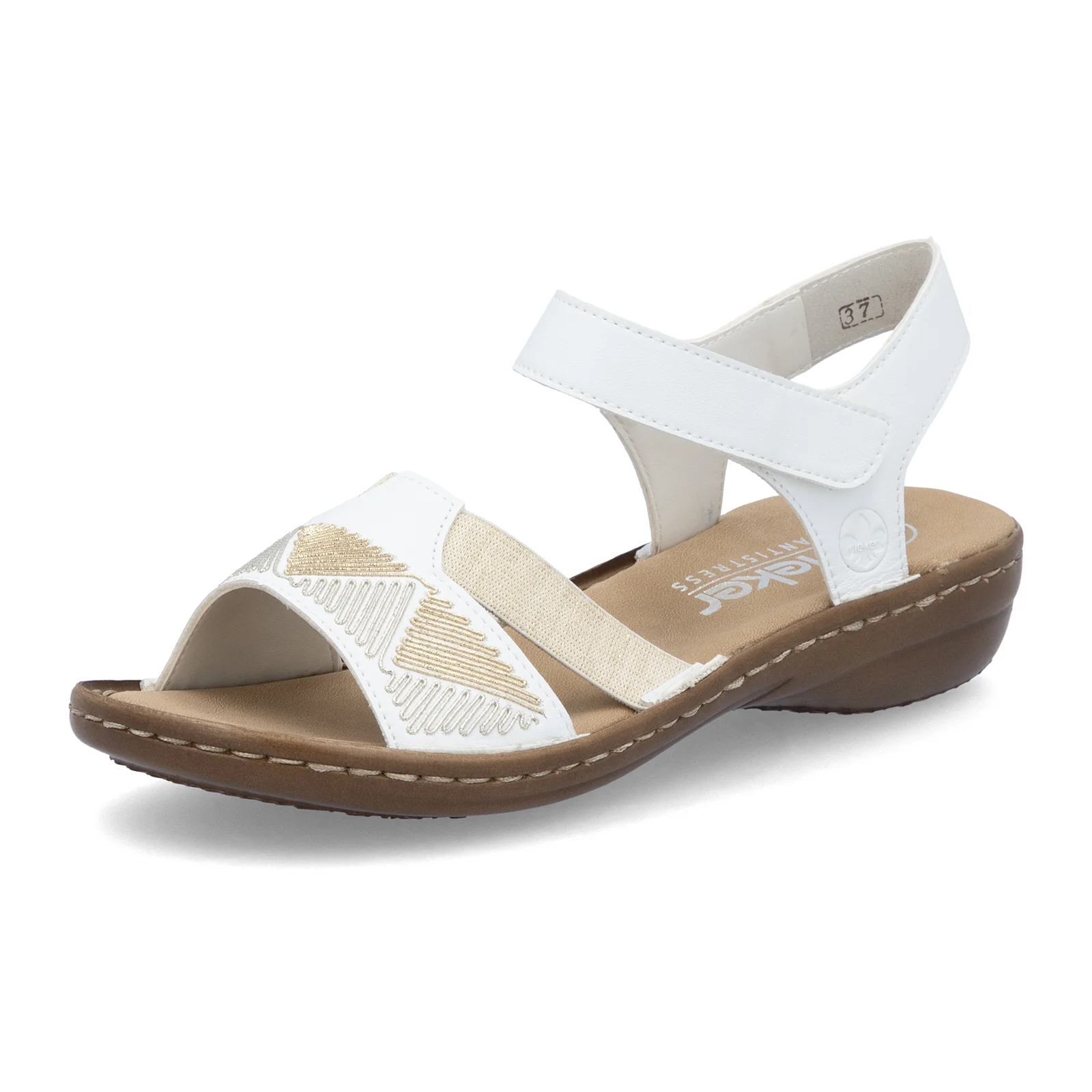 Rieker Regina C4 Backstrap Sandal (Women) - White - Image 3