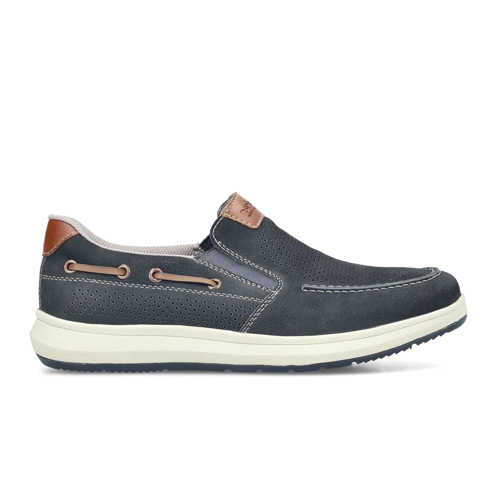 Rieker Reinhard 68 Slip On (Men) - Pazifik/Amaretto