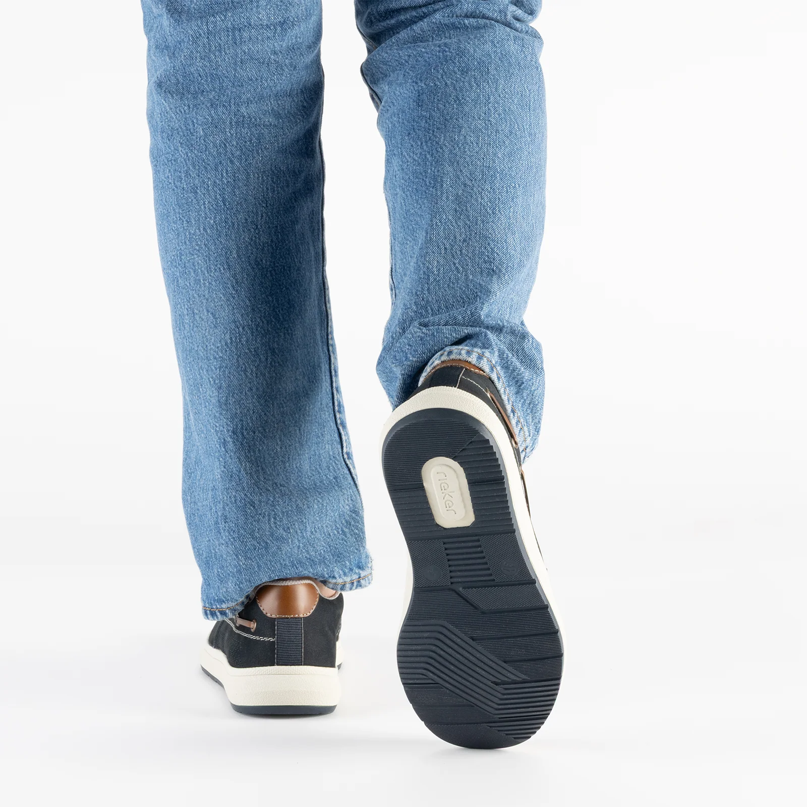 Rieker Reinhard 68 Slip On (Men) - Pazifik/Amaretto - Image 12