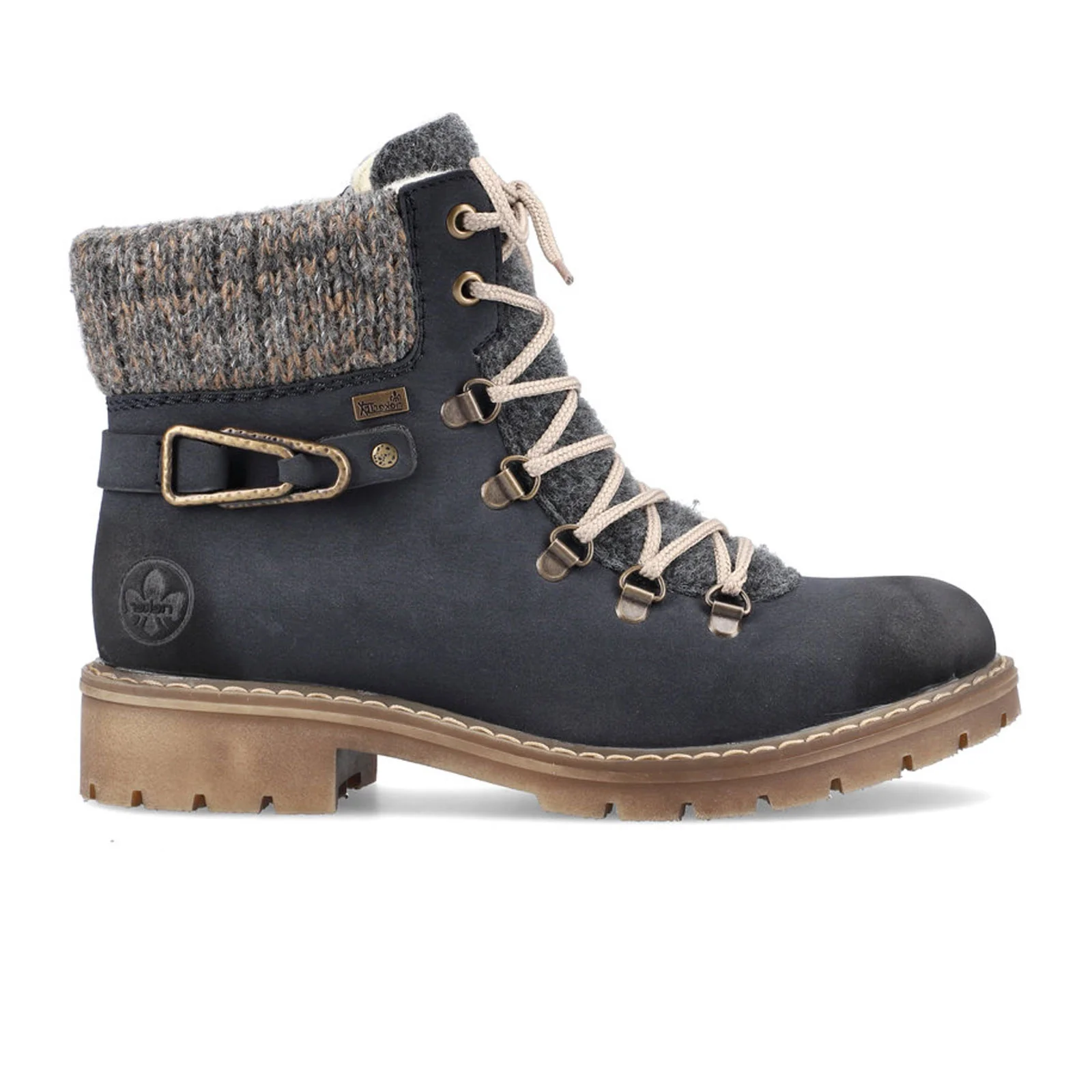 Rieker Sabrina 31 Ankle Boot (Women) - Pazifik/Anthrazit