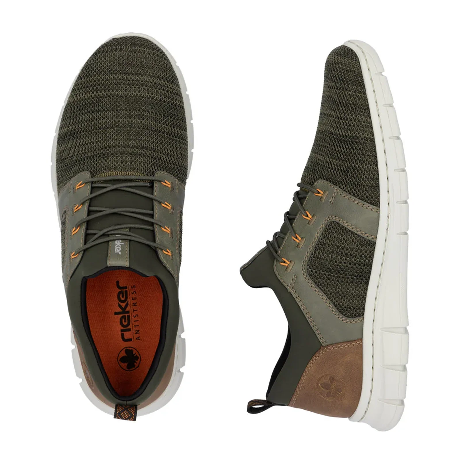 Rieker Timo 96 Sneaker (Men) - Moos/Olive/Mandel/Pesto - Image 6