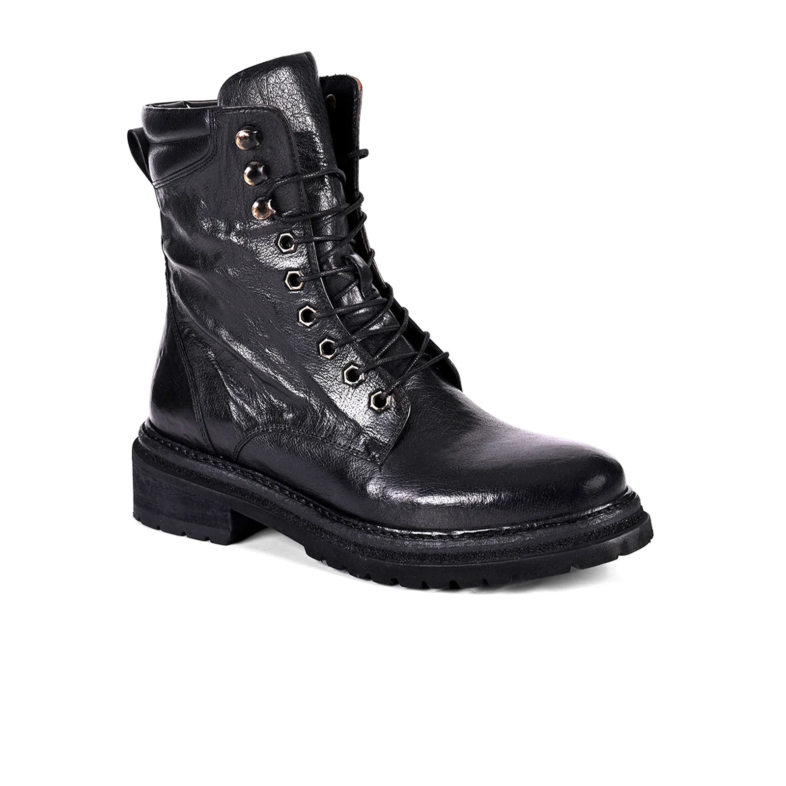 ROAN Awol Lace Up Mid Boot (Women) - Black - Image 2