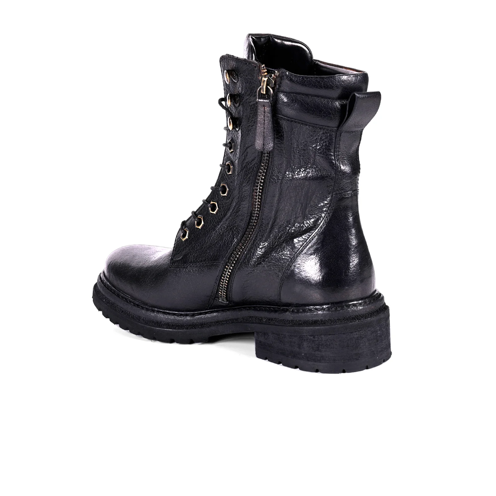 ROAN Awol Lace Up Mid Boot (Women) - Black - Image 3