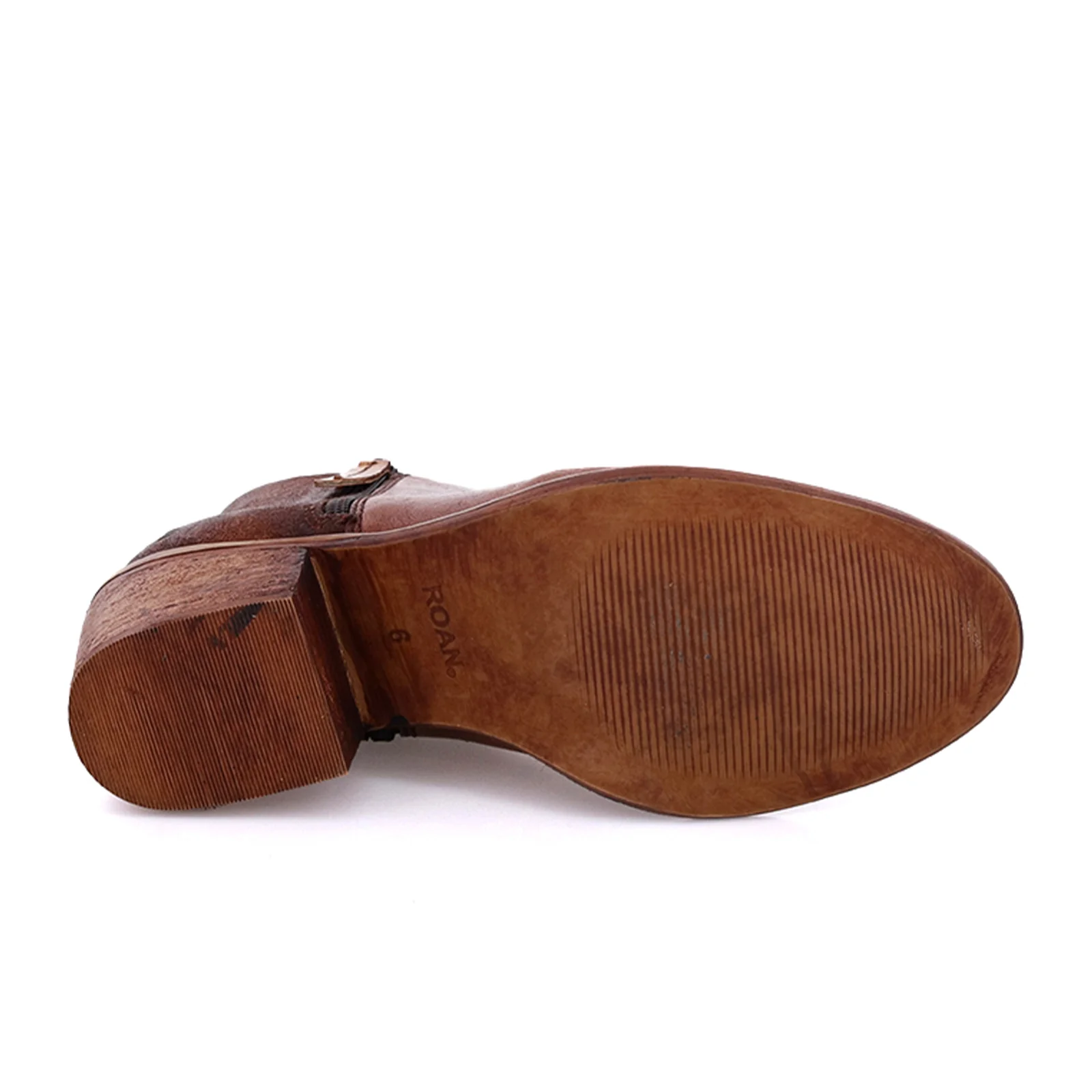 ROAN Liz Heeled Ankle Boot (Women) - Roan Almond - Image 4