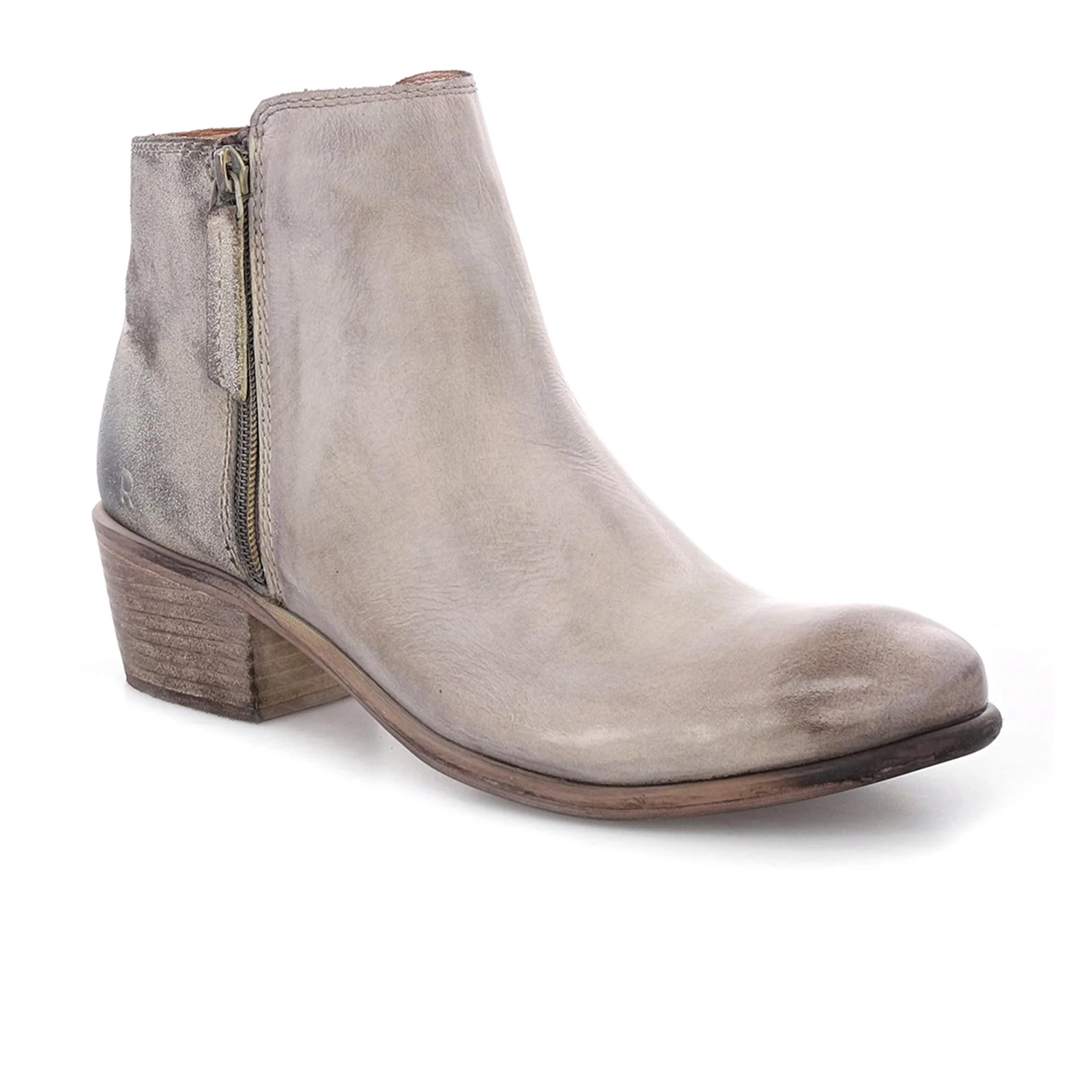 ROAN Liz Heeled Ankle Boot (Women) - Bone Crust Brown Wax - Image 2