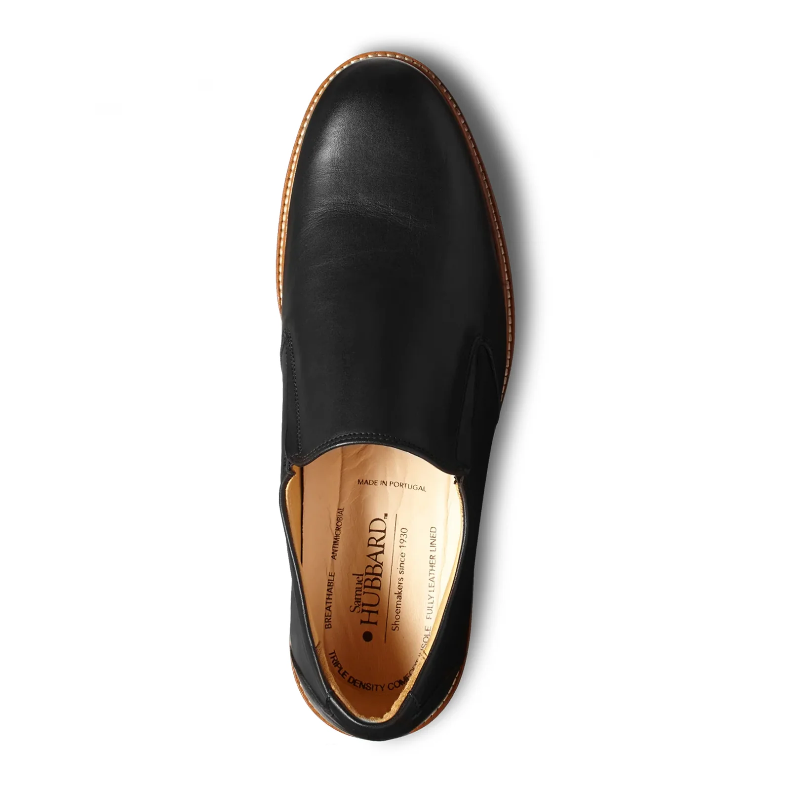 Samuel Hubbard Frequent Traveler Loafer (Men) - Black Leather - Image 3