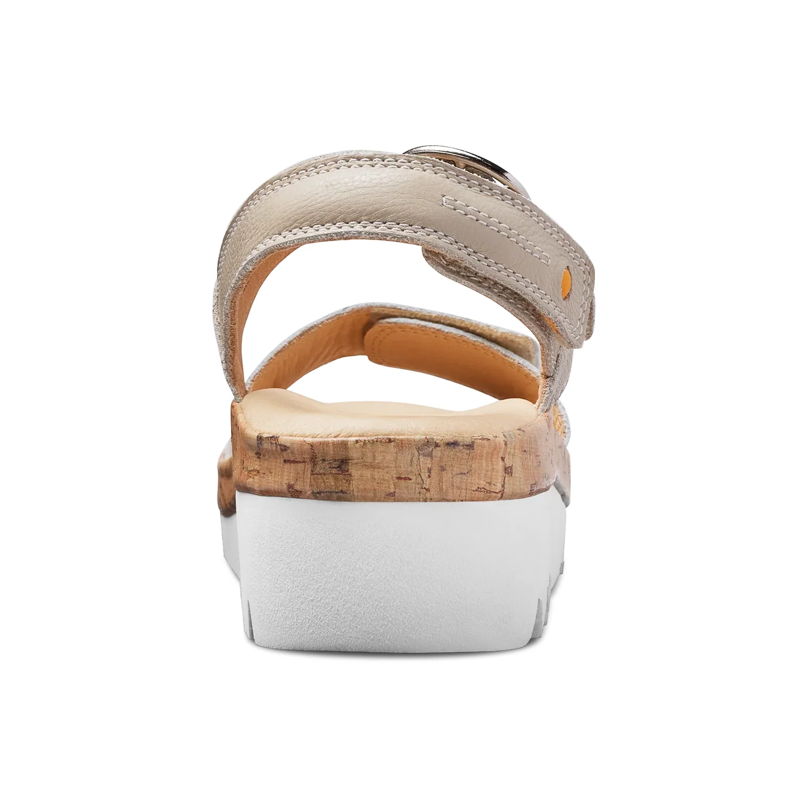 Samuel Hubbard Portola Backstrap Sandal (Women) - Two Tone White Leather - Image 4