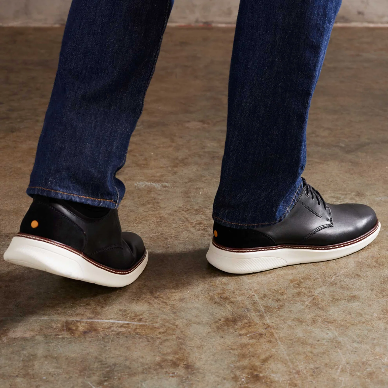 Samuel Hubbard Rafael Hybrid Lace Up (Men) - Black Leather - Image 8