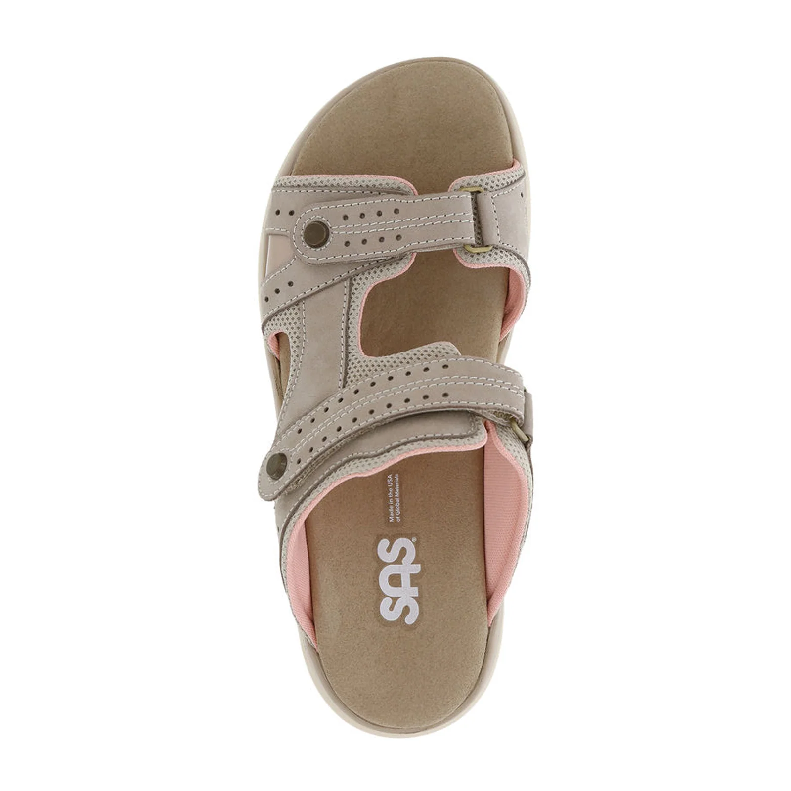 SAS Embark Slide Sandal (Women) - Taupe/Pink - Image 5