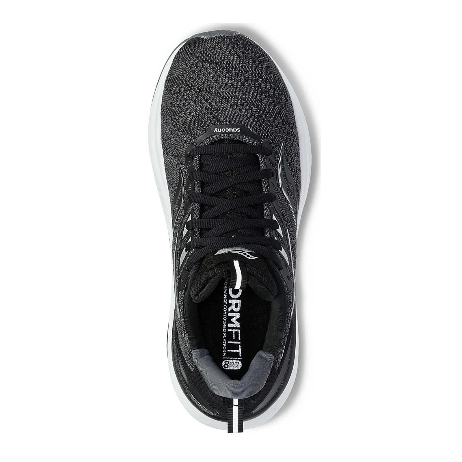 Saucony Echelon 9 Running Shoe (Men) - Black/White - Image 3