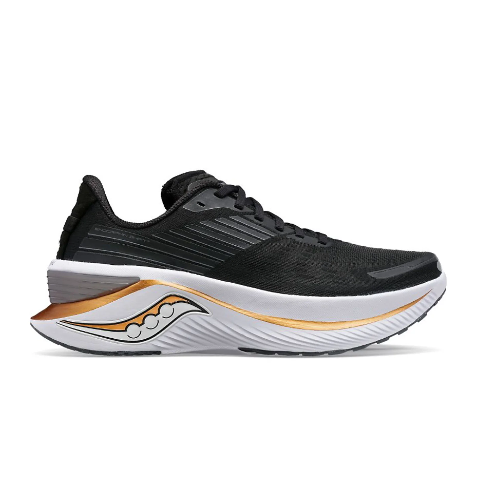 Saucony Endorphin Shift 3 Running Shoe (Women) - Black/Goldstruck