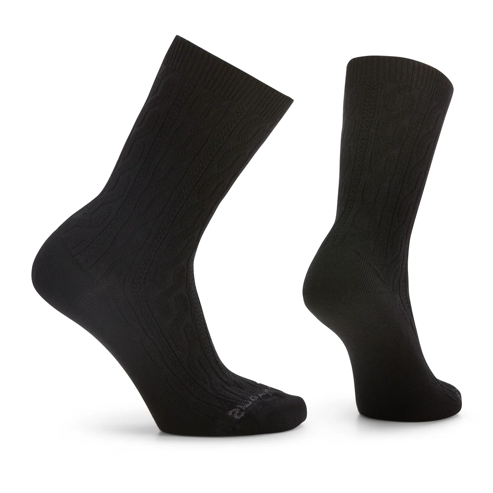 Smartwool Everyday Cable Crew Sock (Women) - Black