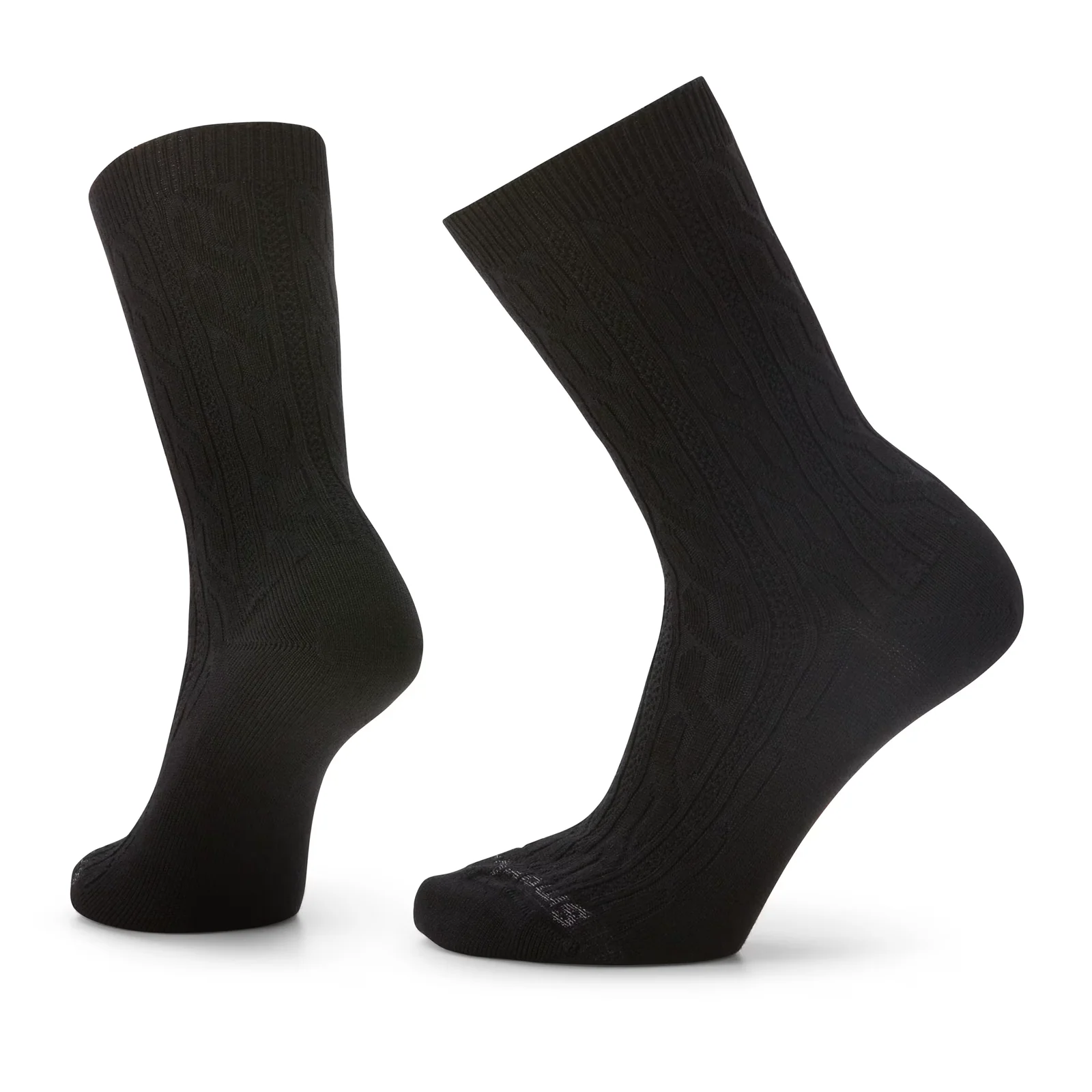 Smartwool Everyday Cable Crew Sock (Women) - Black - Image 2