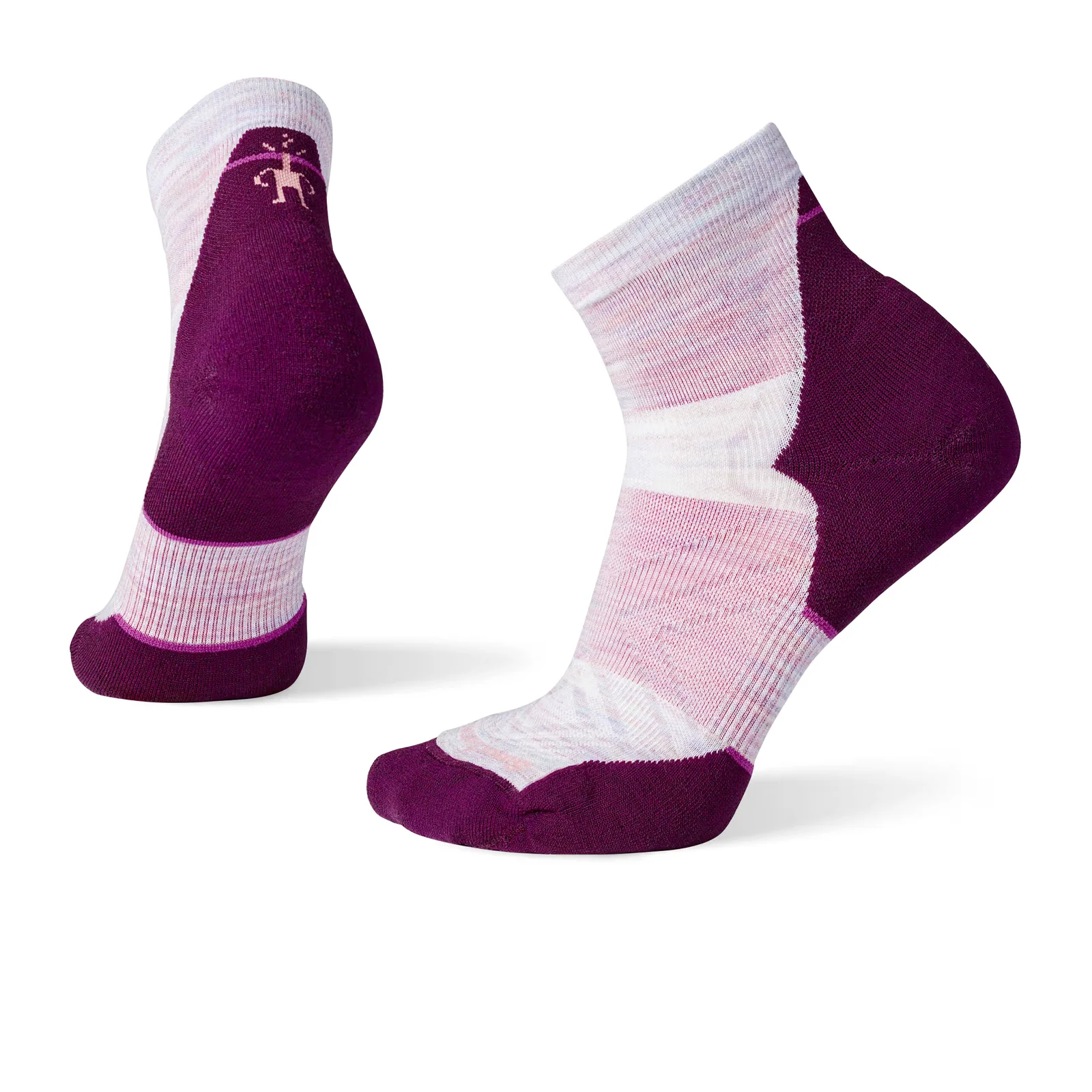 Smartwool Run Targeted Cushion Ankle Sock (Women) - Purple Eclipse - Image 2