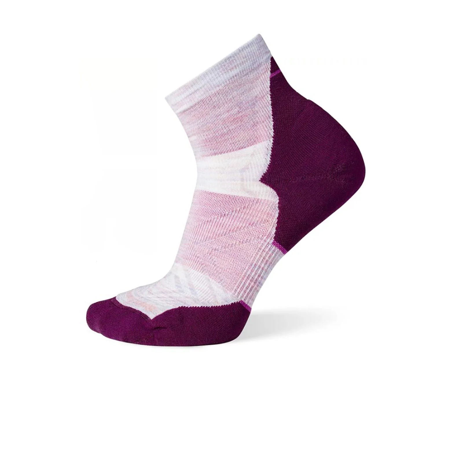 Smartwool Run Targeted Cushion Ankle Sock (Women) - Purple Eclipse - Image 3