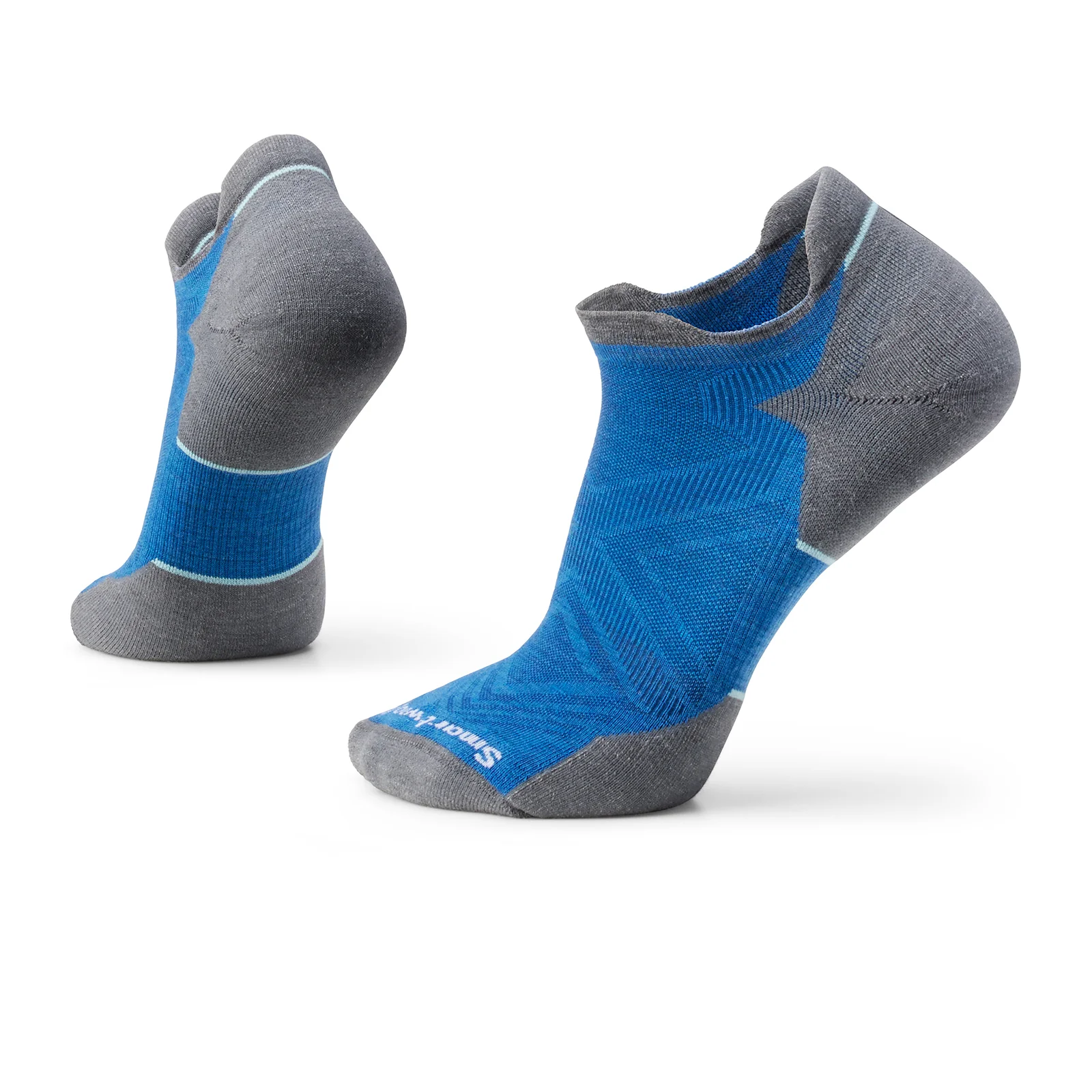 Smartwool Run Targeted Cushion Low Ankle Sock (Men) - Laguna Blue - Image 2