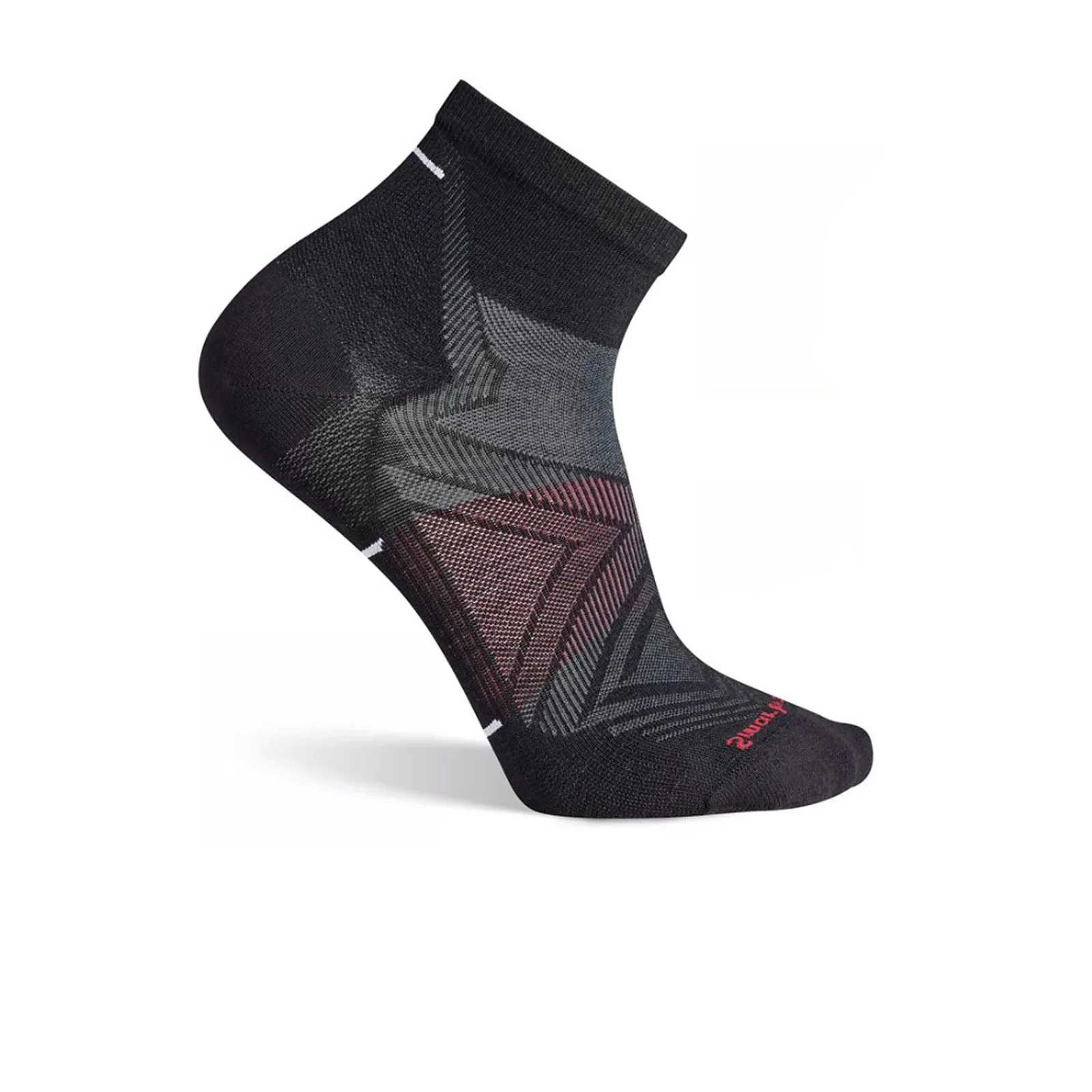 Smartwool Run Zero Cushion Ankle Sock (Men) - Black