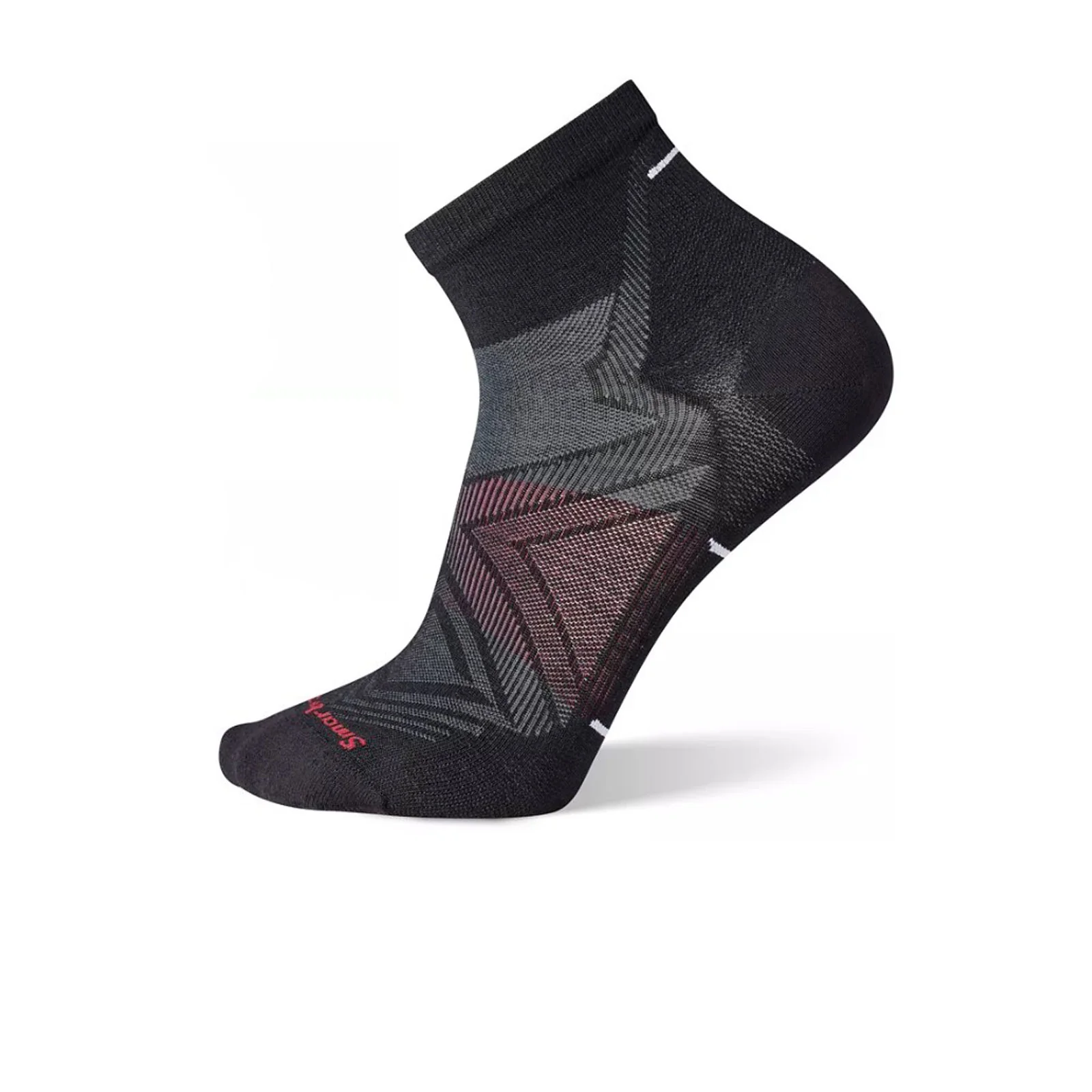 Smartwool Run Zero Cushion Ankle Sock (Men) - Black - Image 2
