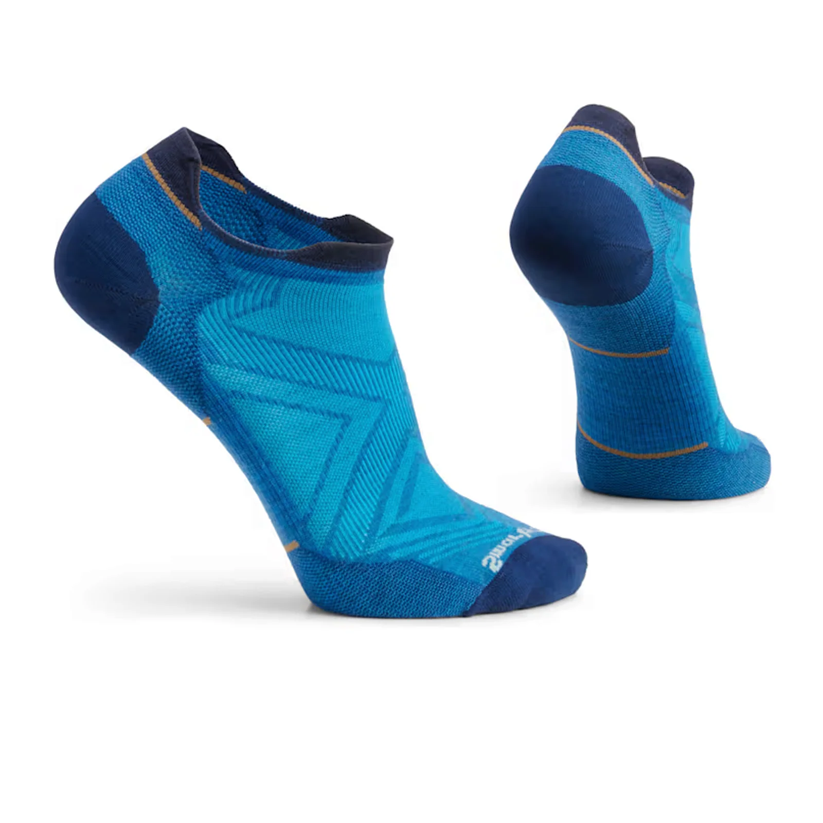 Smartwool Run Zero Cushion Low Ankle Sock (Men) - Laguna Blue