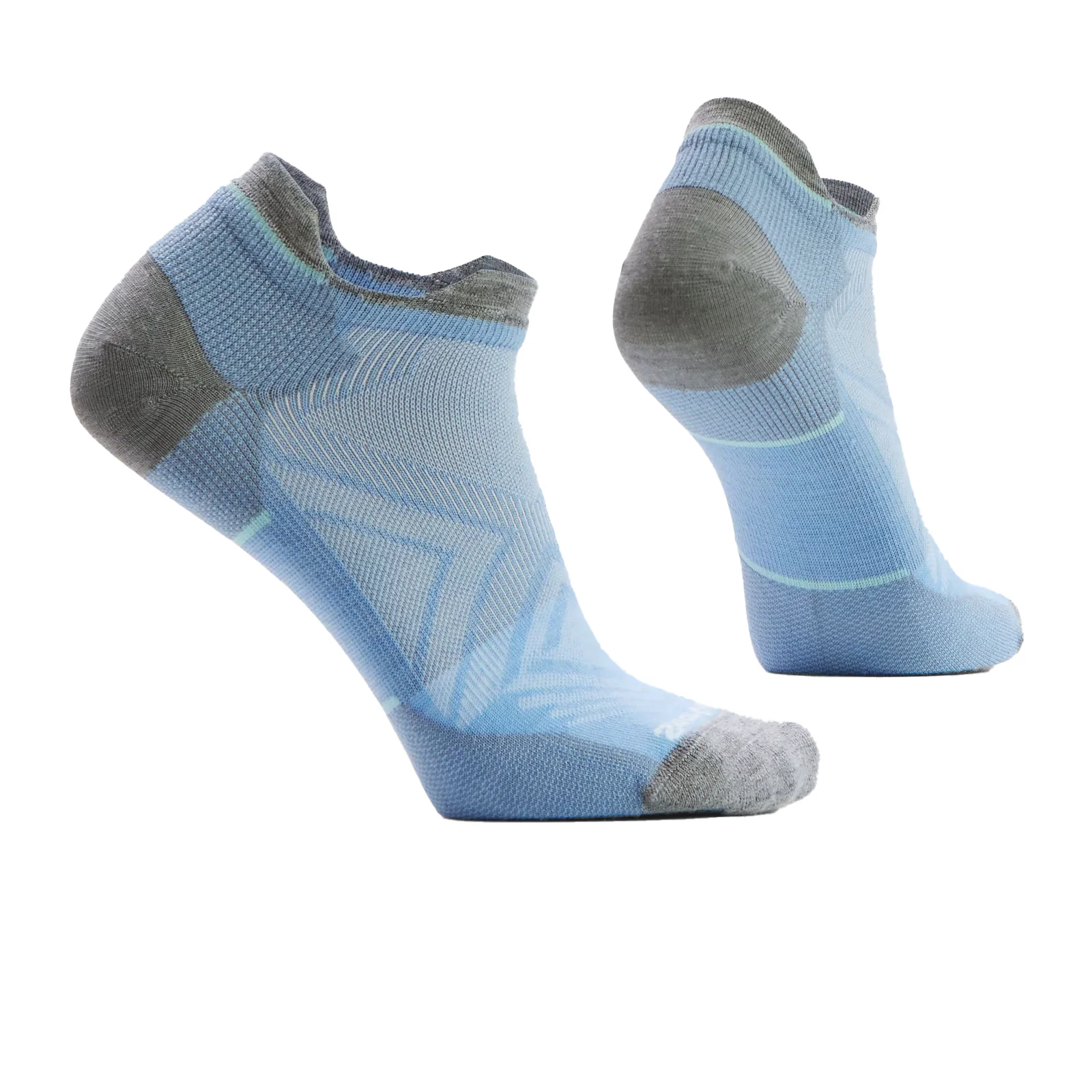 Smartwool Run Zero Cushion Low Ankle Sock (Women) - Serene Blue